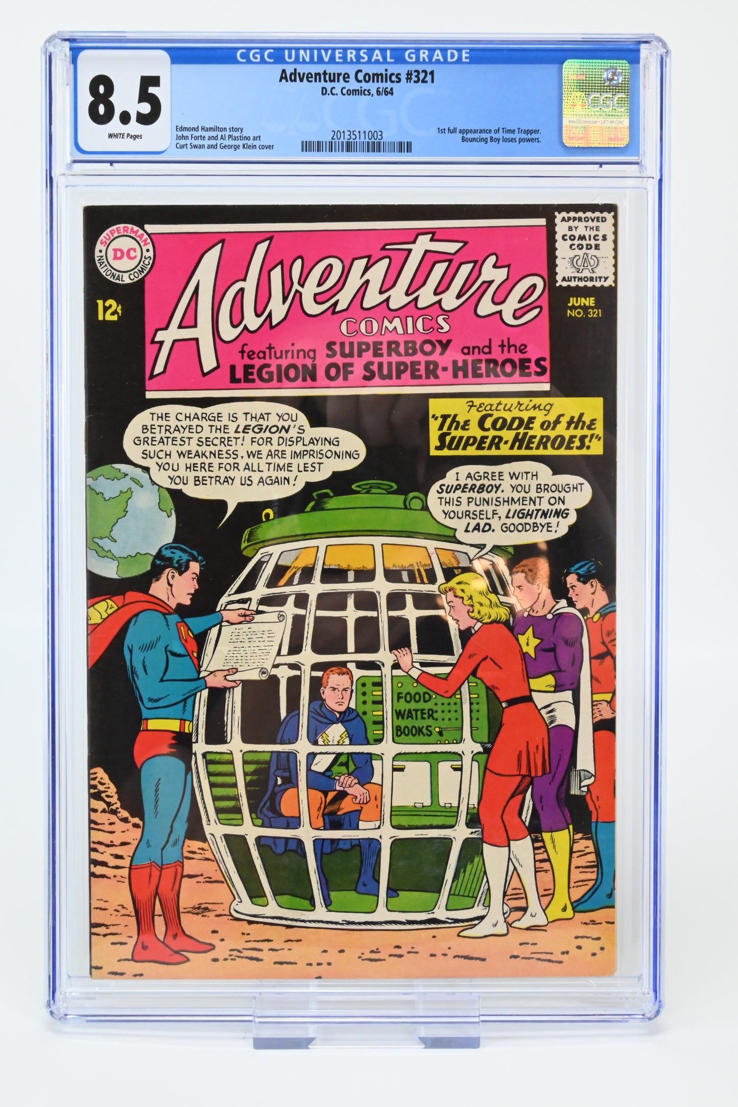 Adventure comics #321 D. C. Comics - CGC 8.5
