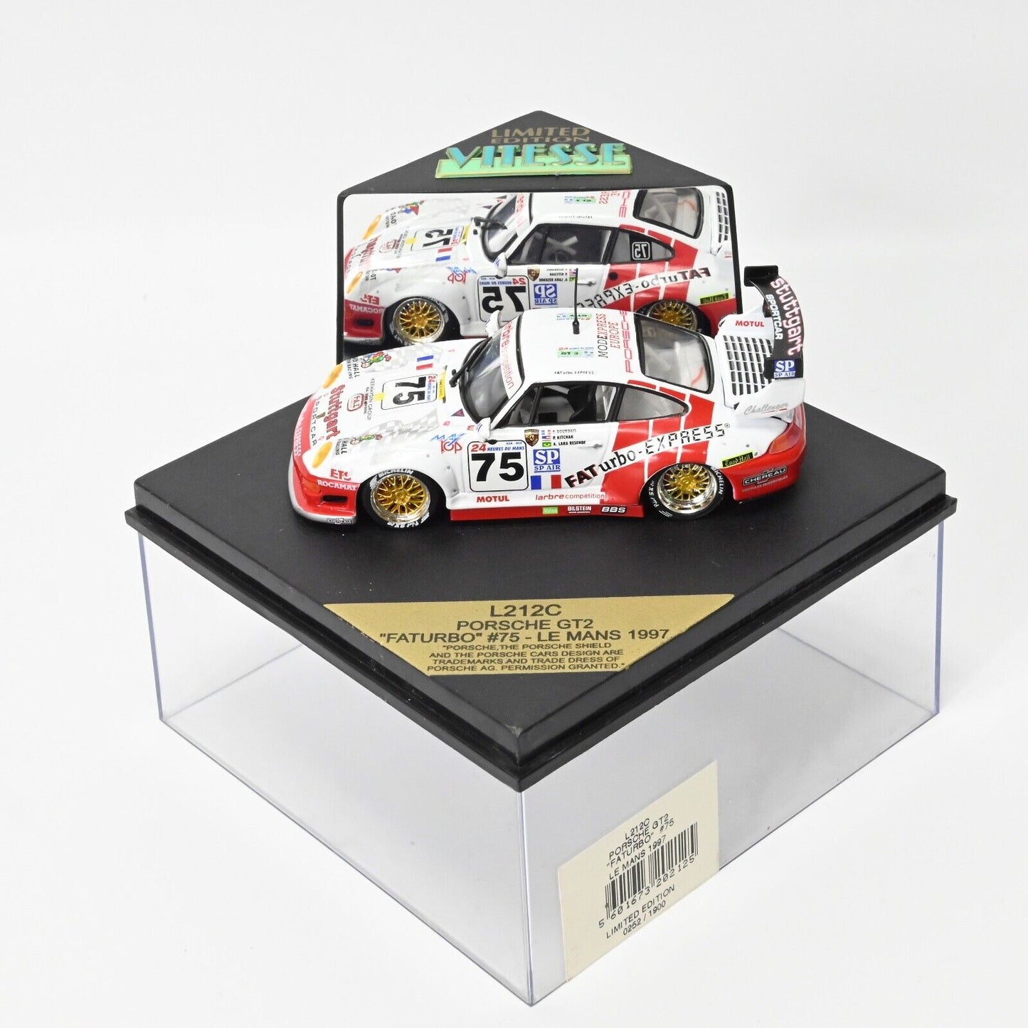 Vitesse Porsche GT2 #75 Limited Edition Le Mans 1997 1:43 - L212C