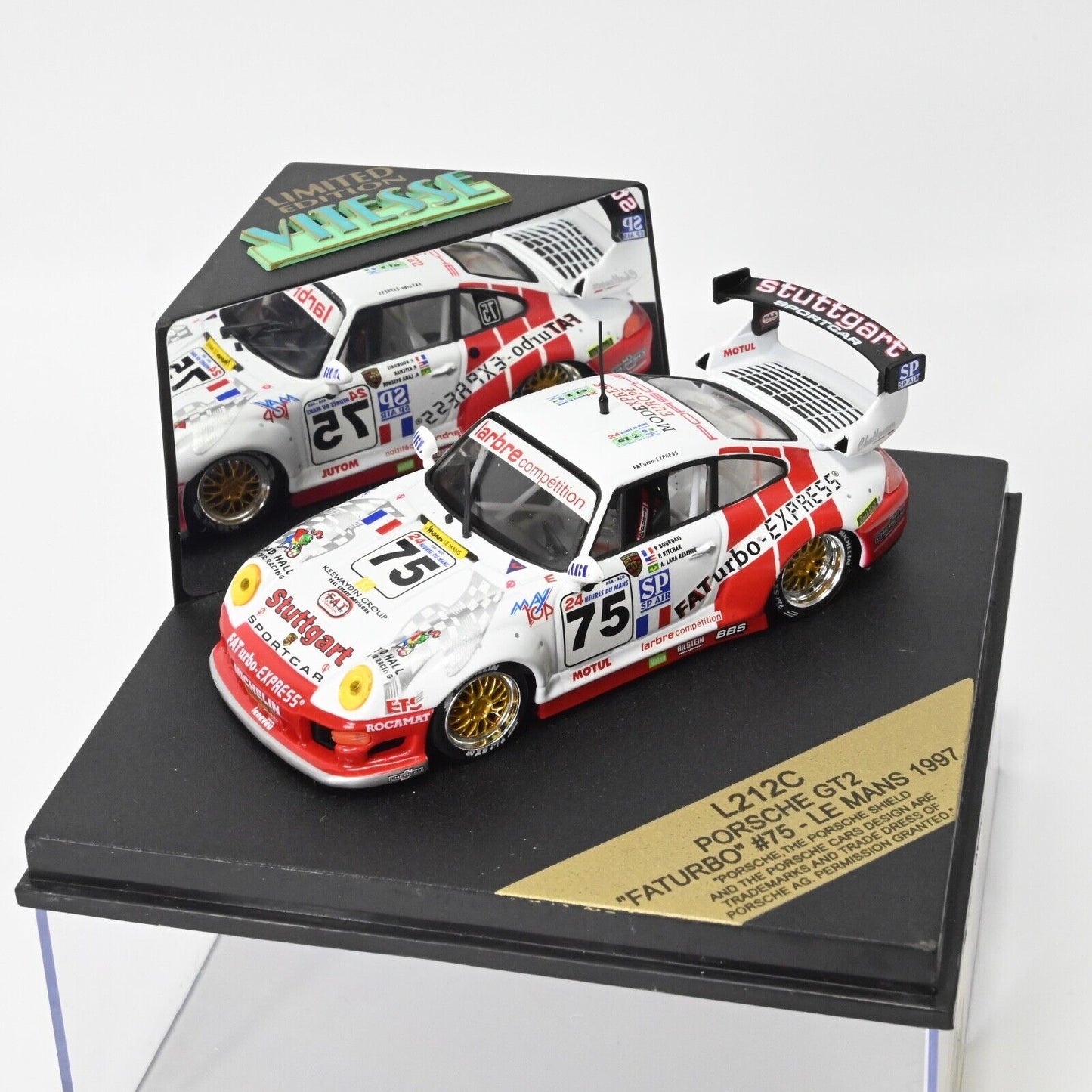 Vitesse Porsche GT2 #75 Limited Edition Le Mans 1997 1:43 - L212C