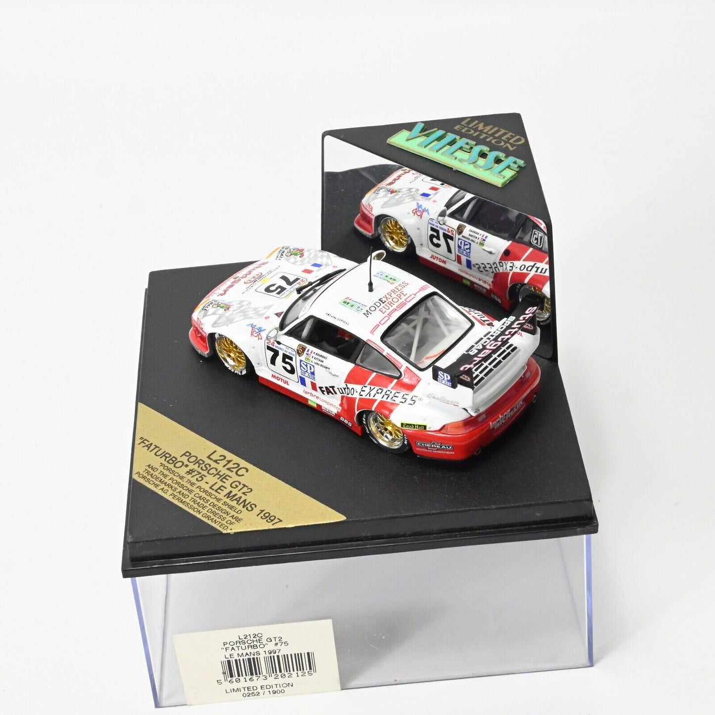 Vitesse Porsche GT2 #75 Limited Edition Le Mans 1997 1:43 - L212C