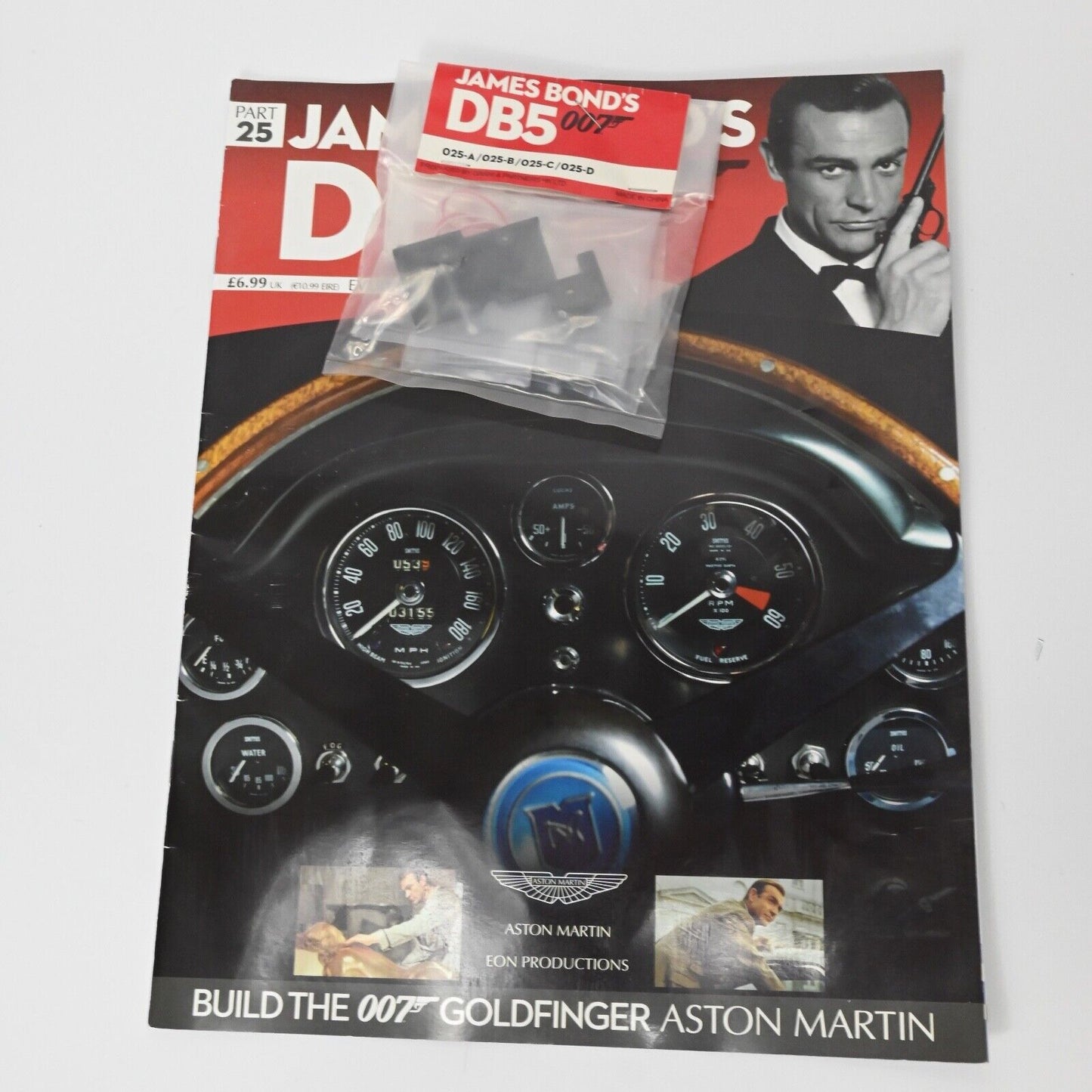 James Bond 007 – Goldfinger Aston Martin DB5 im Maßstab 1:8 * 7 Lose