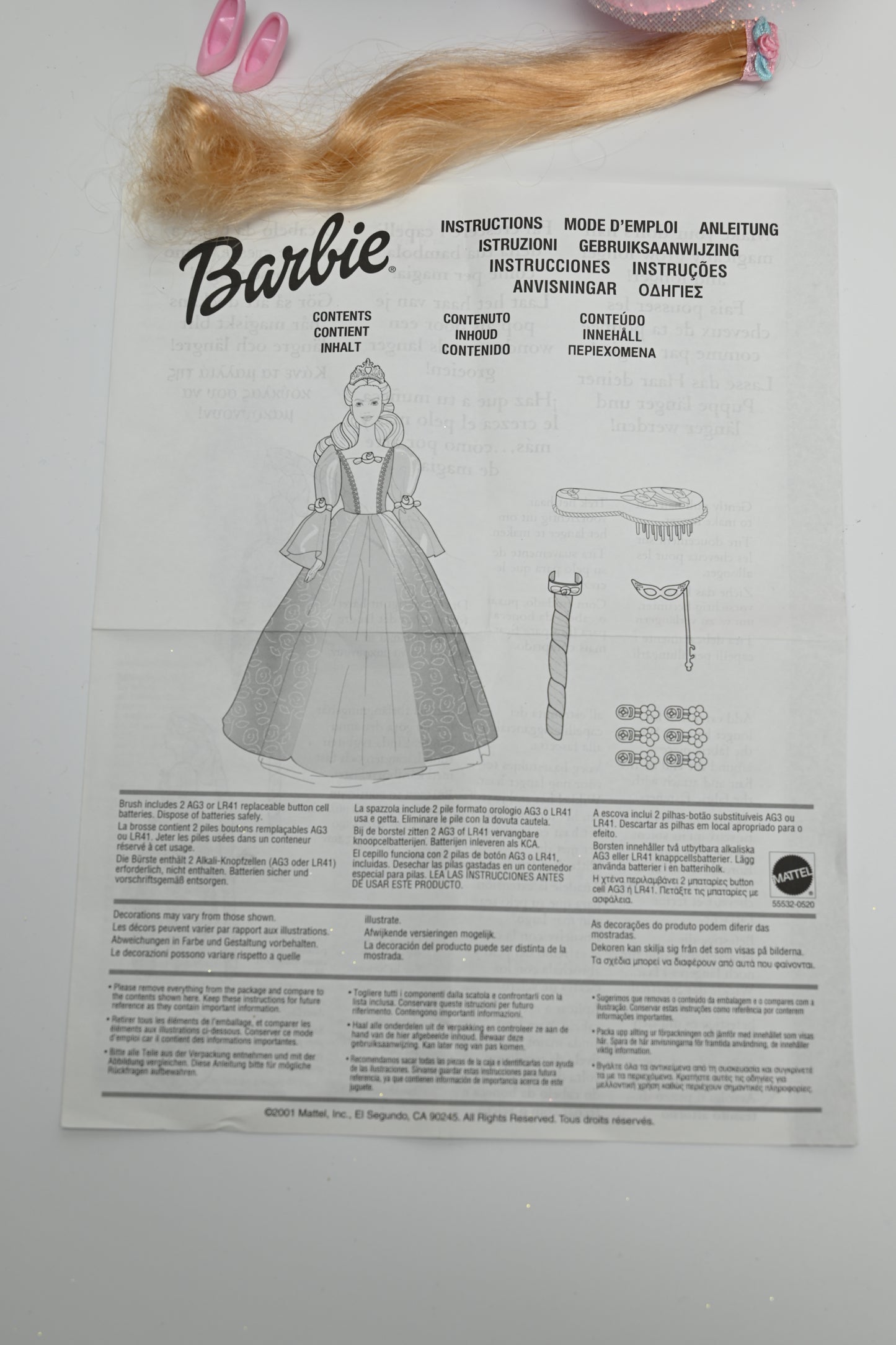 Barbie as Rapunzel Doll 2001 - 55532