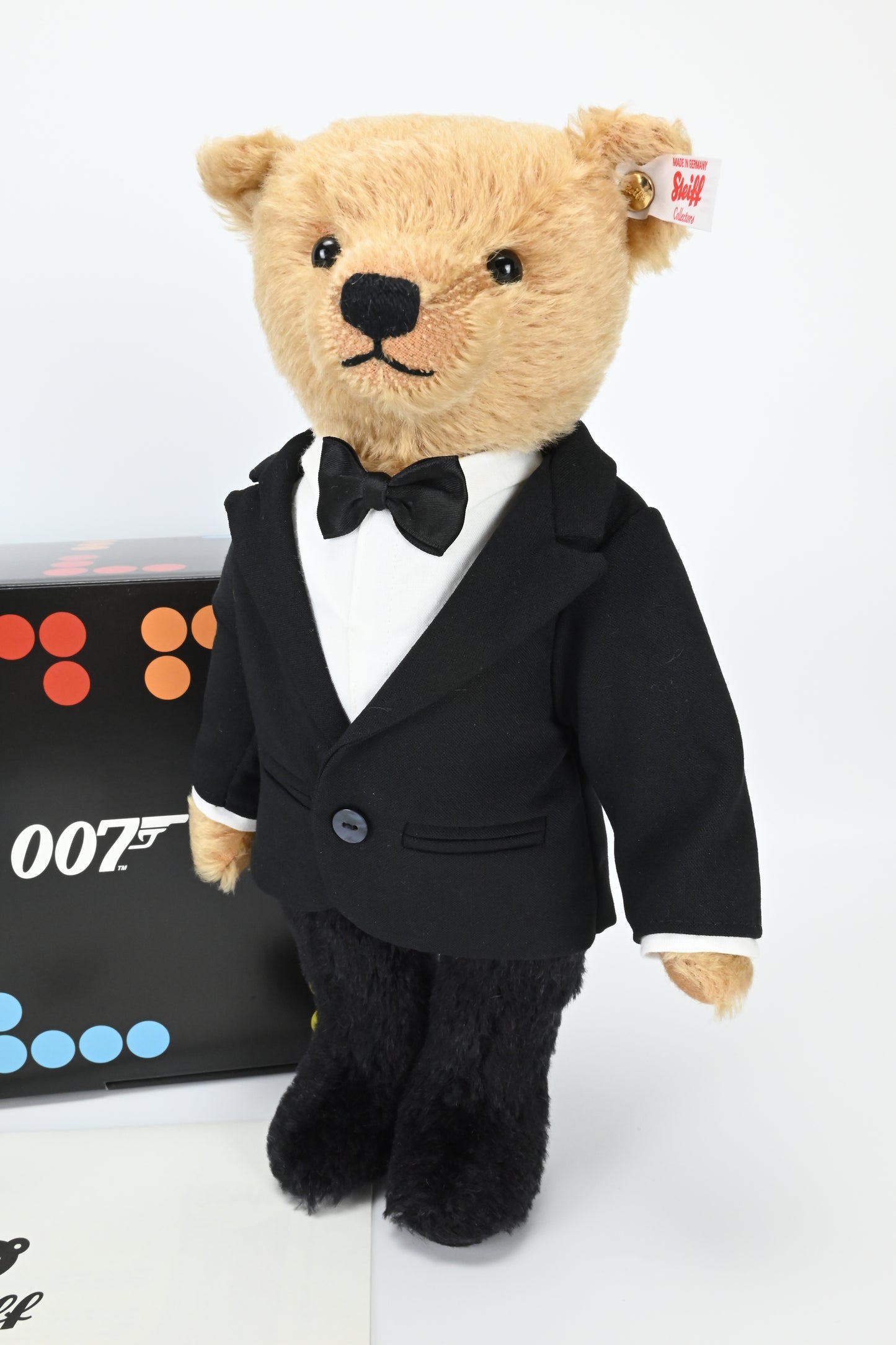 Steiff James Bond 007 60. Jubiläumsbär 007606 - Neu in Box