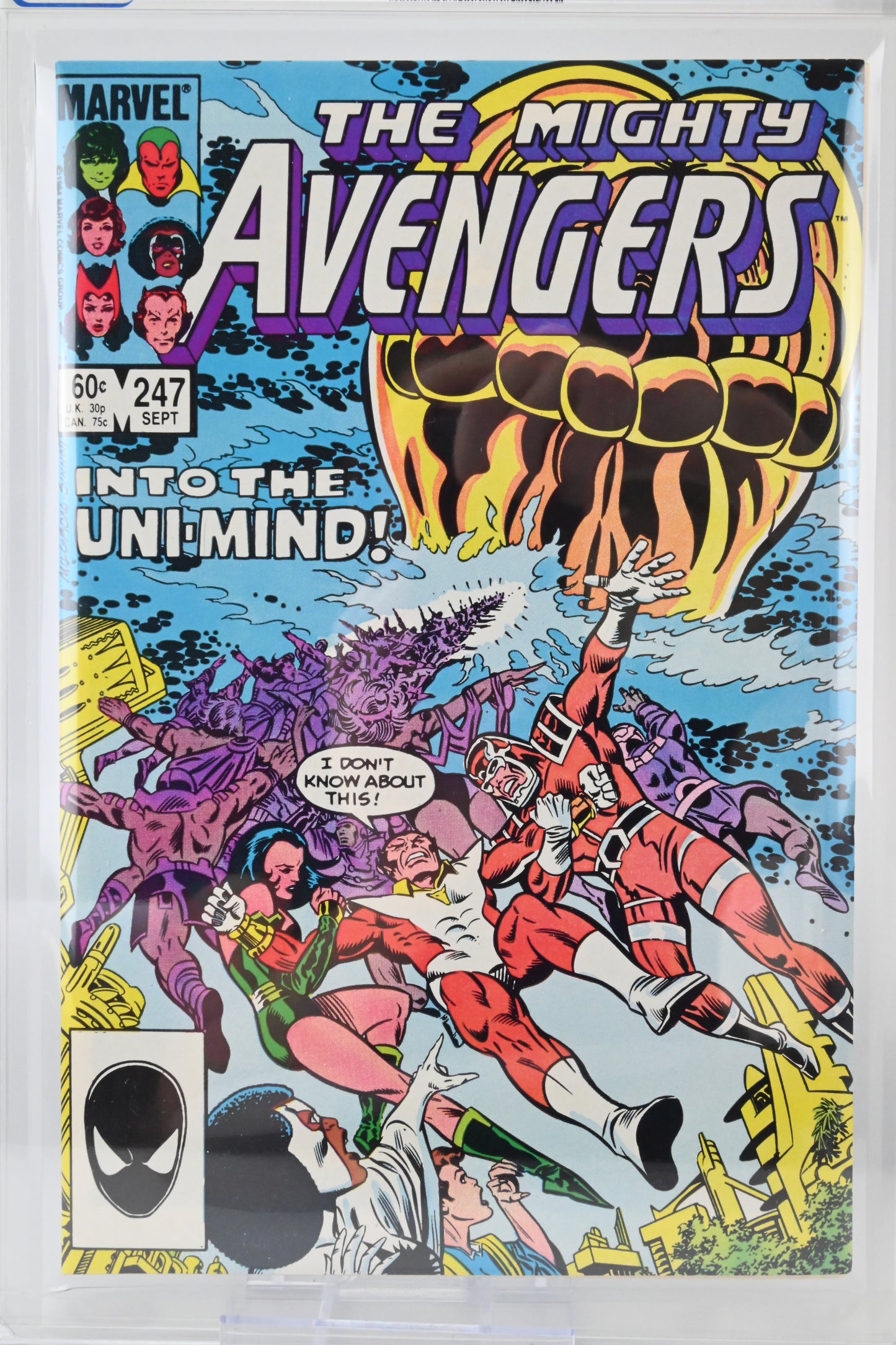 The Avengers #247 CGC 9.8 / 1984 - Marvel comics