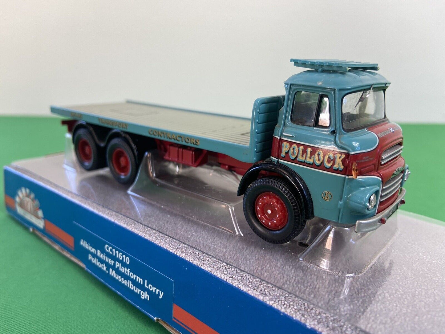 Corgi CC11610 Albion Reiver Platform Lorry Pollock In Display Case