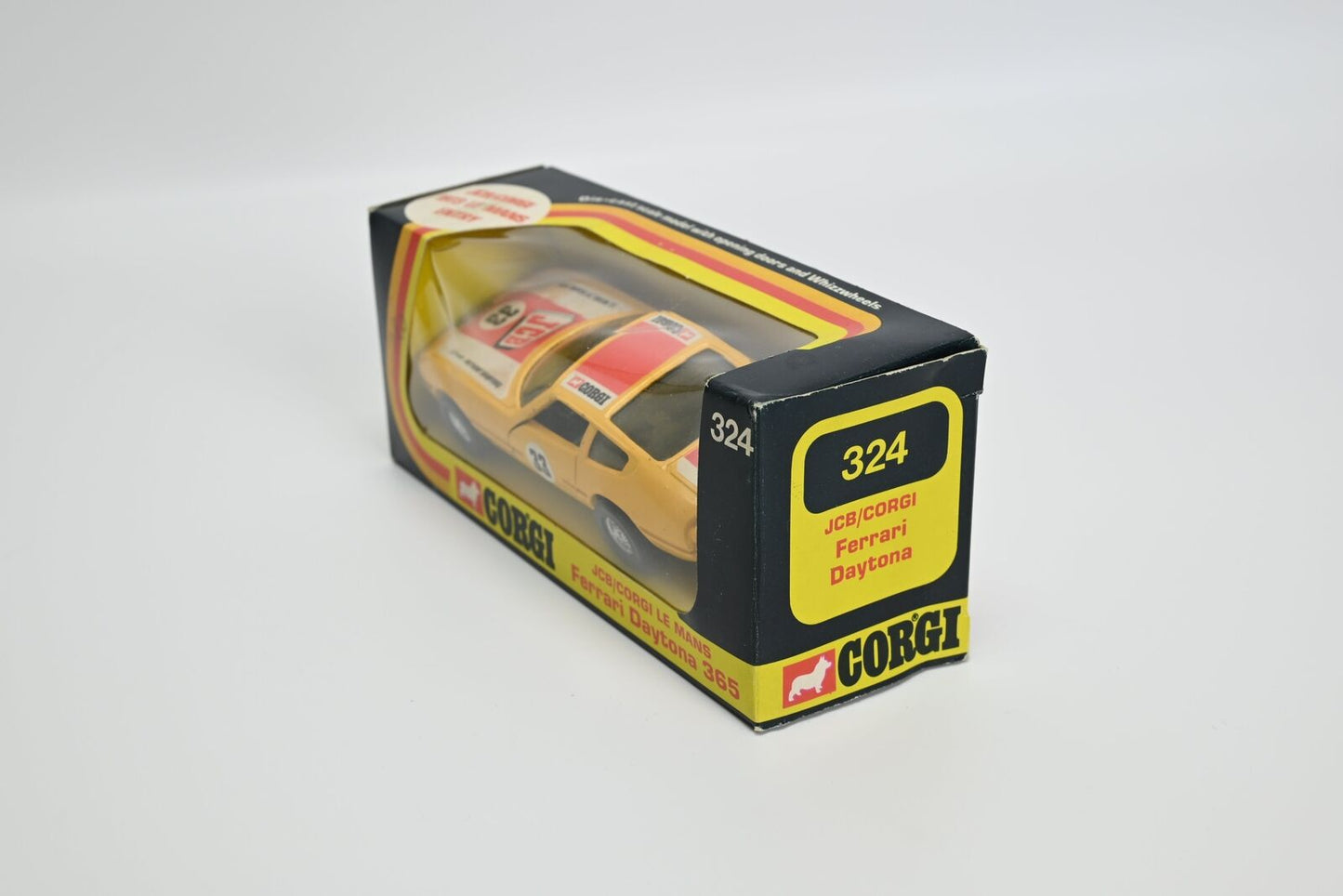Corgi Le Mans/JCB 324 Ferrari Daytona with Box