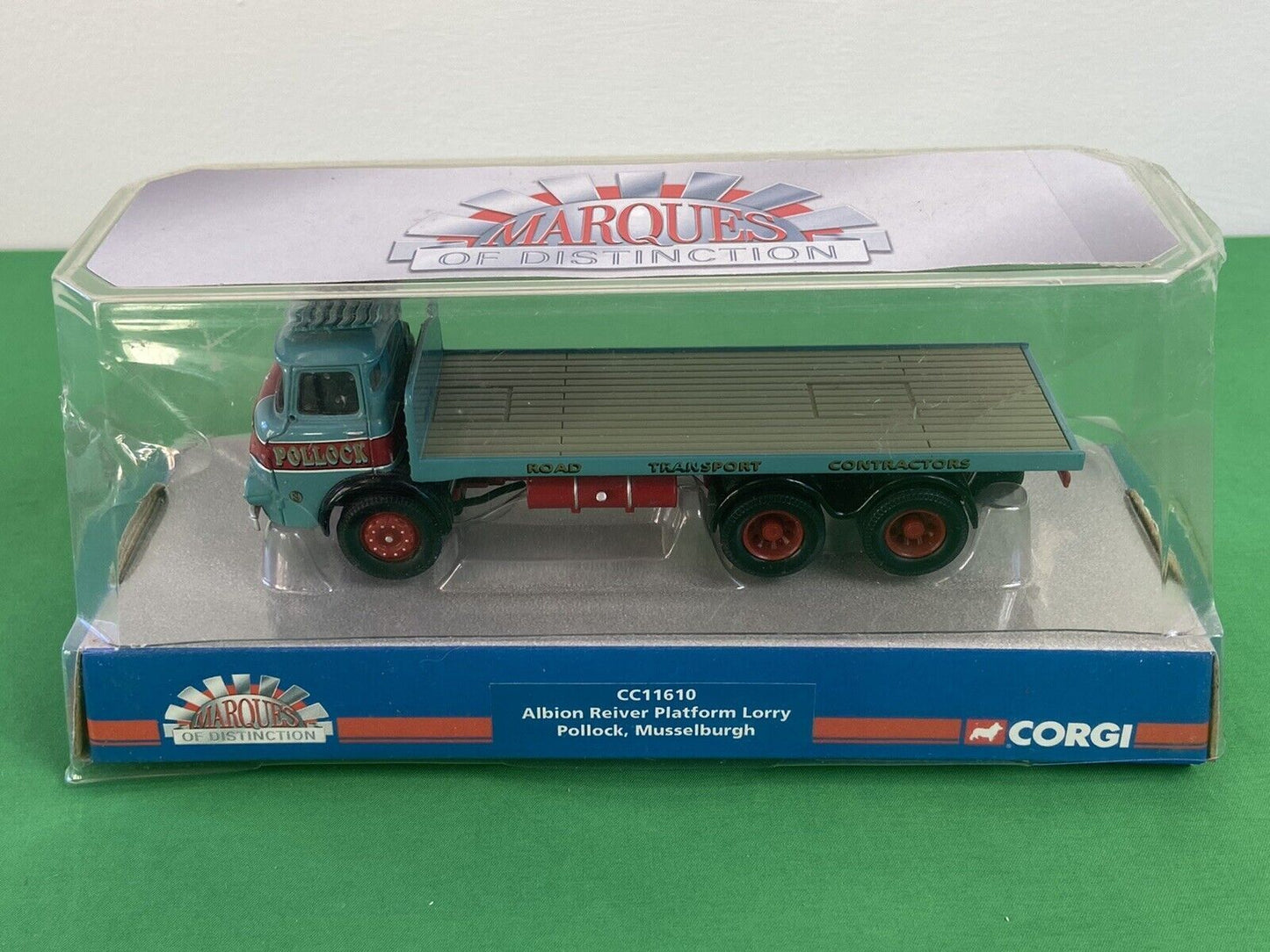 Corgi CC11610 Albion Reiver Platform Lorry Pollock In Display Case