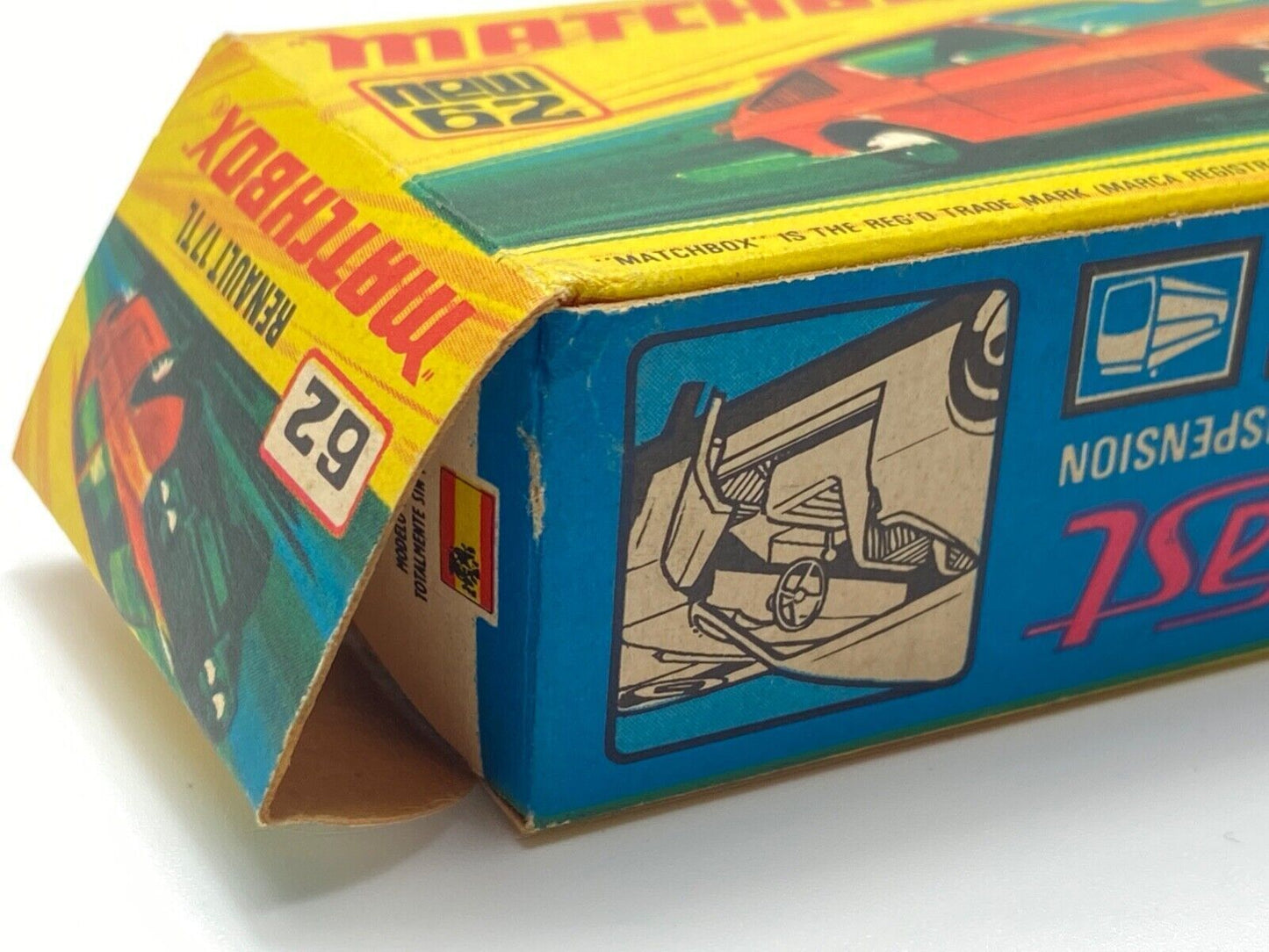 MATCHBOX SUPERFAST 62 C RENAULT 17TL DARK RED - NEAR MINT