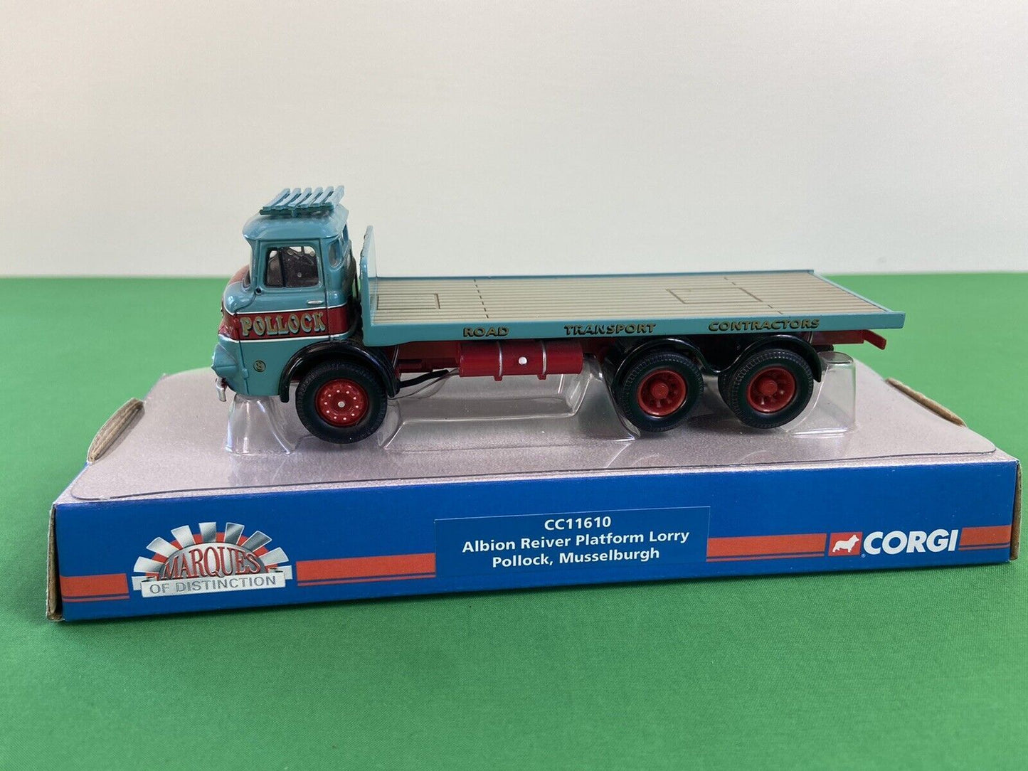 Corgi CC11610 Albion Reiver Platform Lorry Pollock In Display Case