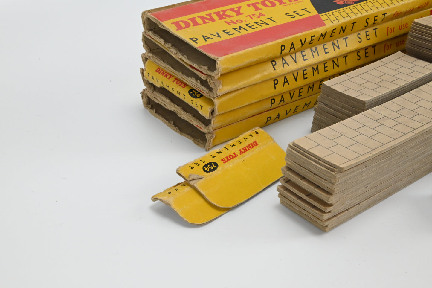 Dinky Pavement Set No.754 * 5 packs with boxes