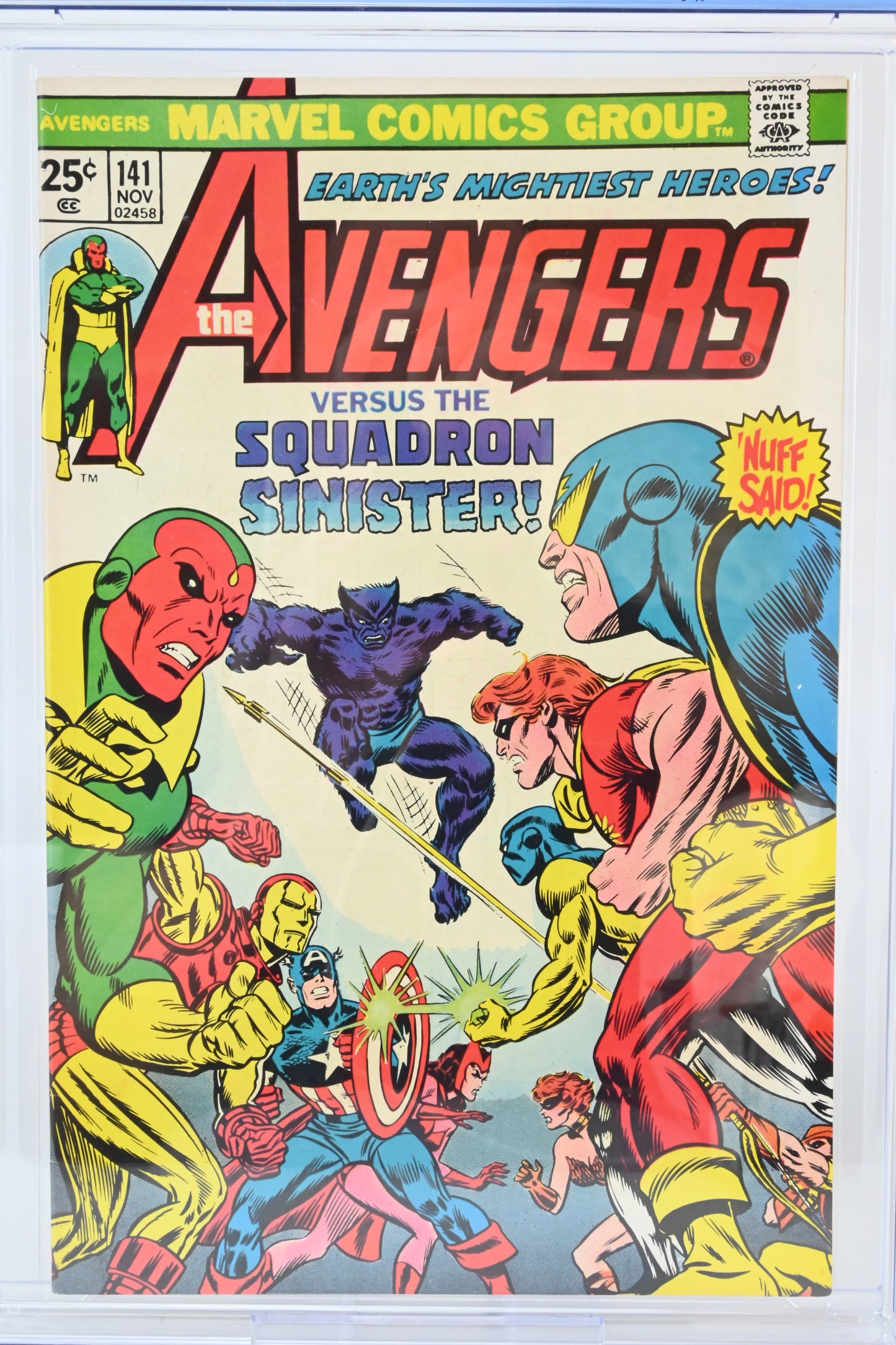 The Avengers #141 CGC 9.0 / 1975 - Marvel-Comics