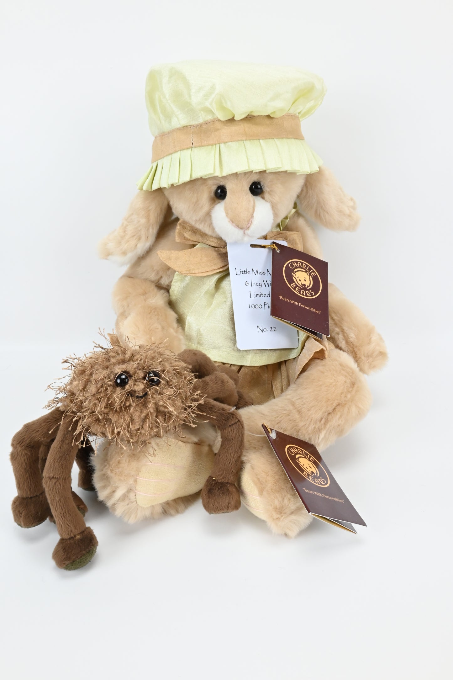 Charlie Bears Little Miss Muffet & Incy Wincy - Mint