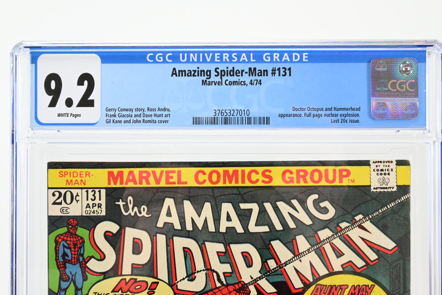 The Amazing Spider-Man #131 CGC 9.2 / 1974