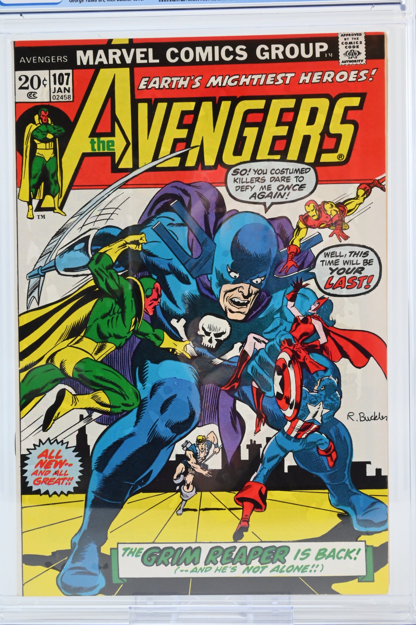 The Avengers #107 CGC 9.0 / 1973