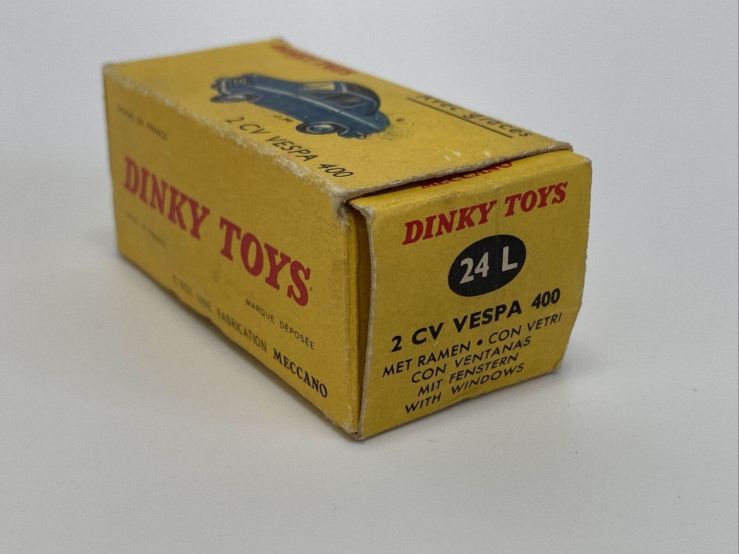 DINKY TOYS 24L CV VESPA 400 IN ORIGINAL BOX