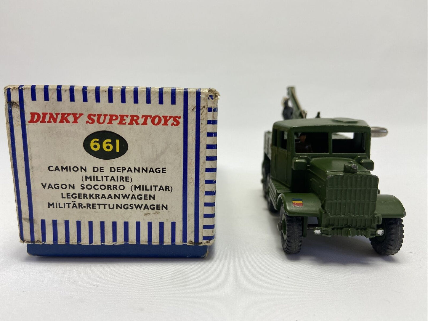 DINKY 661 RECOVERY TRACTOR WITH BOX IN EXCELLENT CONDITION
