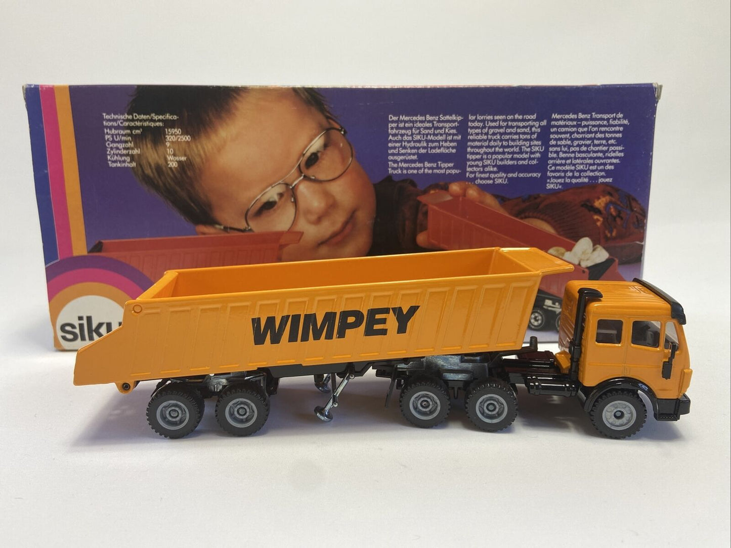 SIKU 2919 MERCEDES BENZ TIPPER TRUCK - MINT IN EXC BOX