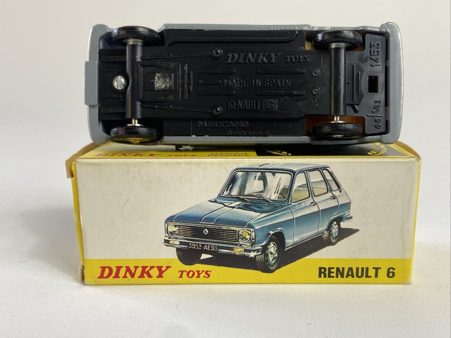 Dinky Toys 1453 Renault 6 – fast neuwertig in Originalverpackung
