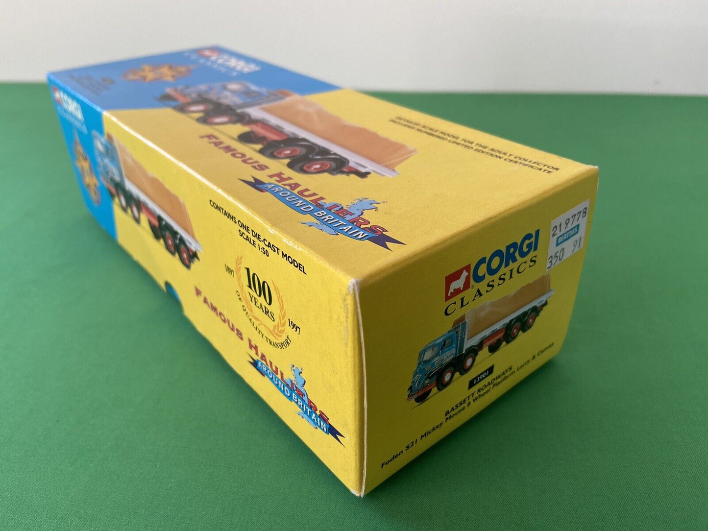 Corgi 13901 Foden S21 Mickey Mouse Bassett Roadway Excellent Condition With Box
