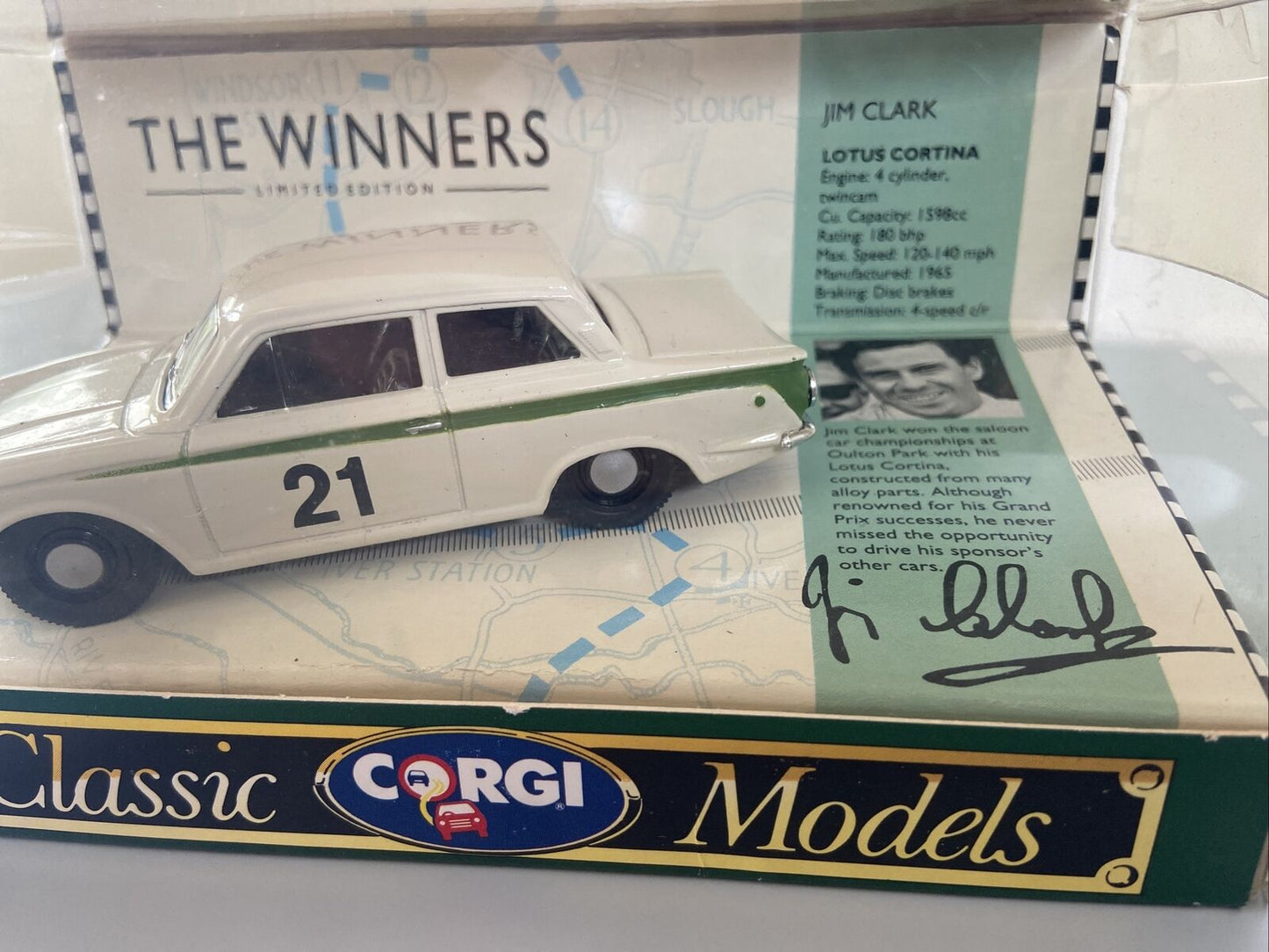 Corgi Classic 96764 JIM CLARK'S 1965 Lotus Cortina - Mint Condition