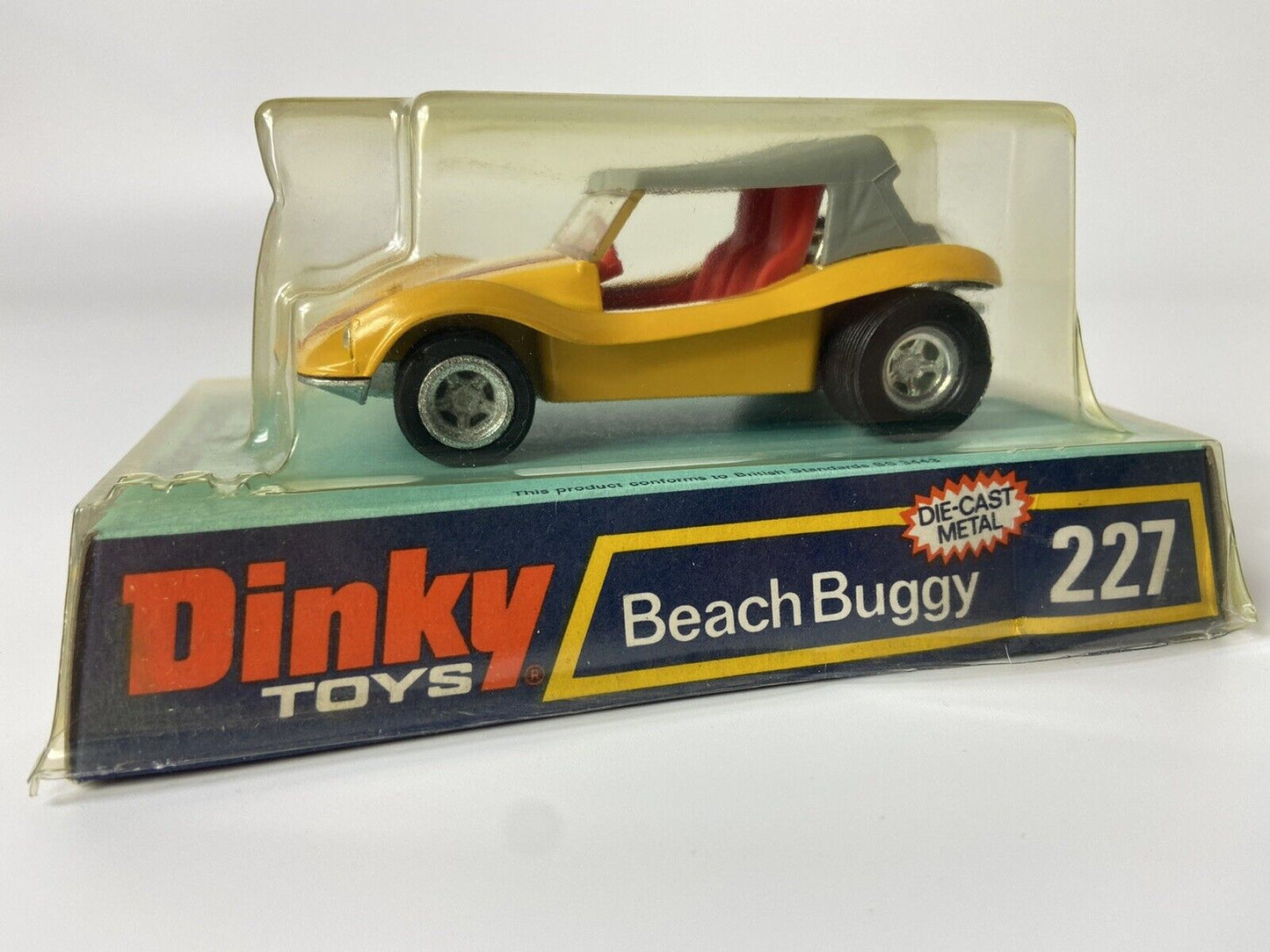 DINKY TOYS 227 BEACH BUGGY WITH BOX NR MINT CONDITION