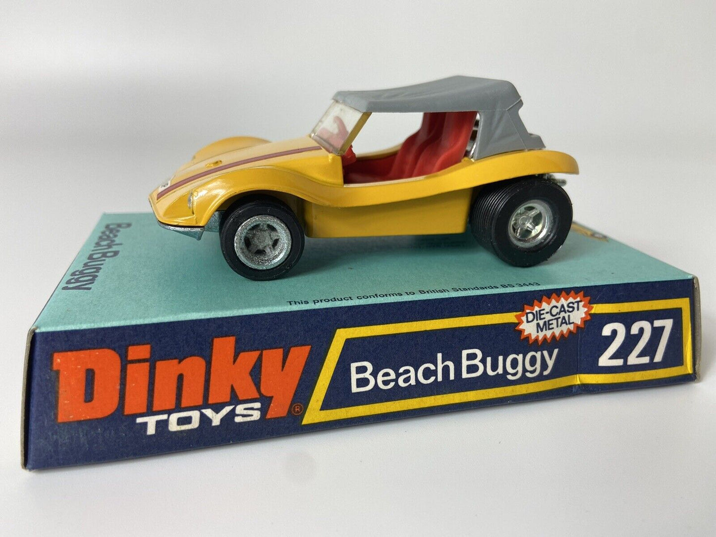 DINKY TOYS 227 BEACH BUGGY WITH BOX NR MINT CONDITION