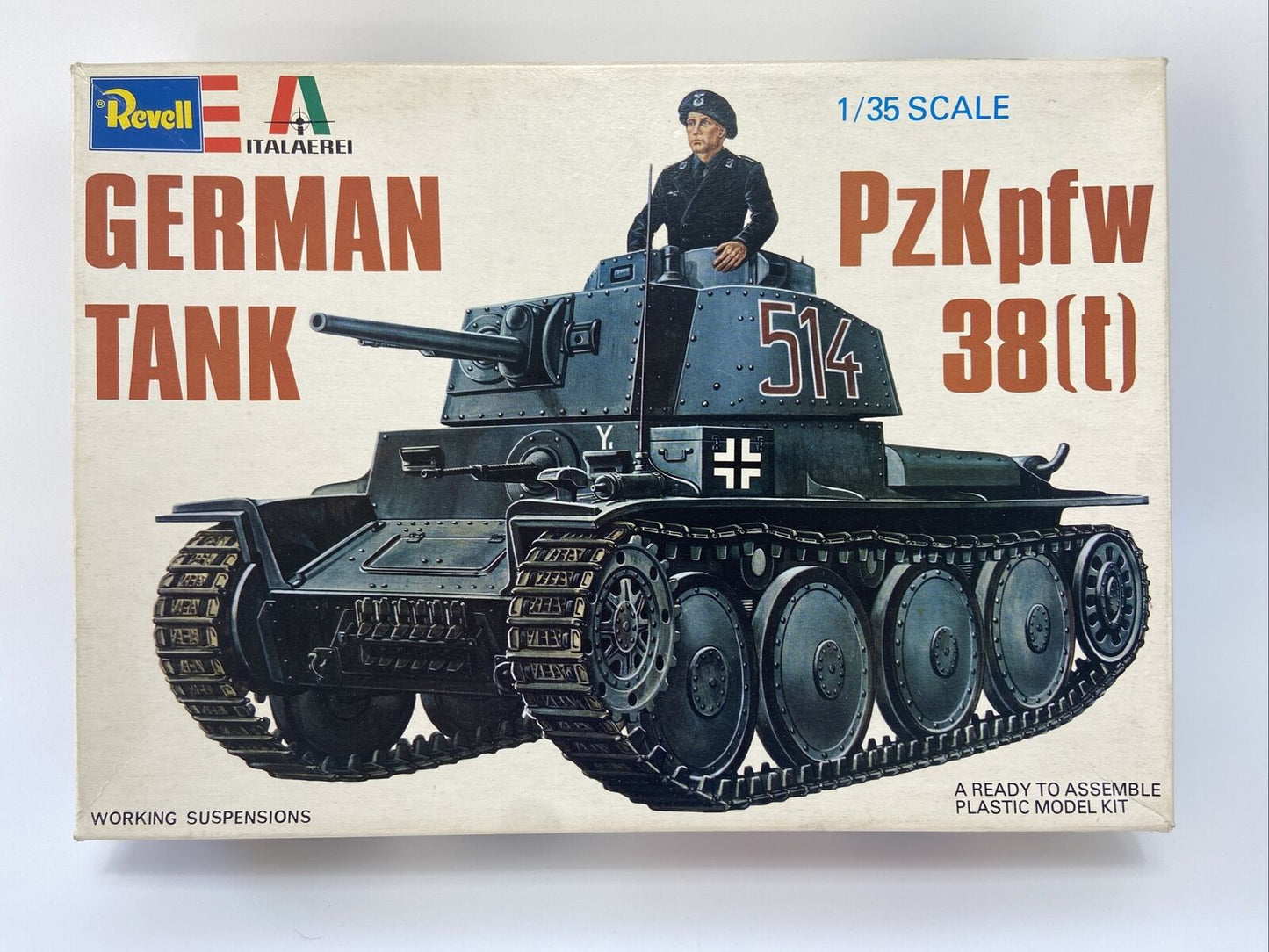 Revell Italaerei PzKpfw 38(t) Deutscher Panzer Arbeitsfahrwerk Maßstab 1/35