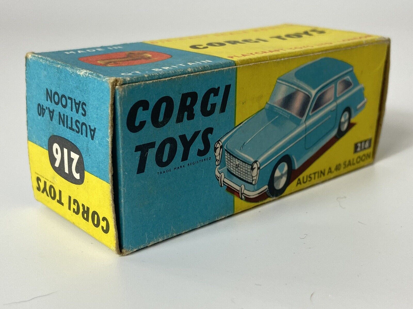 CORGI 216 AUSTIN A.40 SALOON BLUE WITH BOX