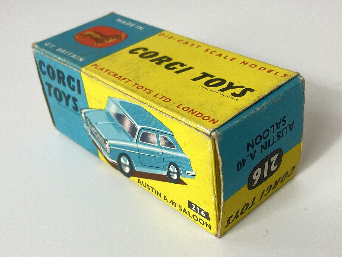 CORGI 216 AUSTIN A.40 SALOON BLUE WITH BOX
