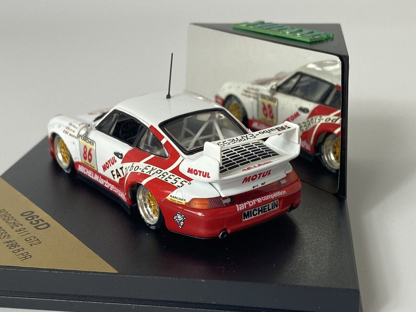VITESSE 065D PORSCHE 911 GT2 FA TURBO EXPRESS 1/43 SCALE IN CASE