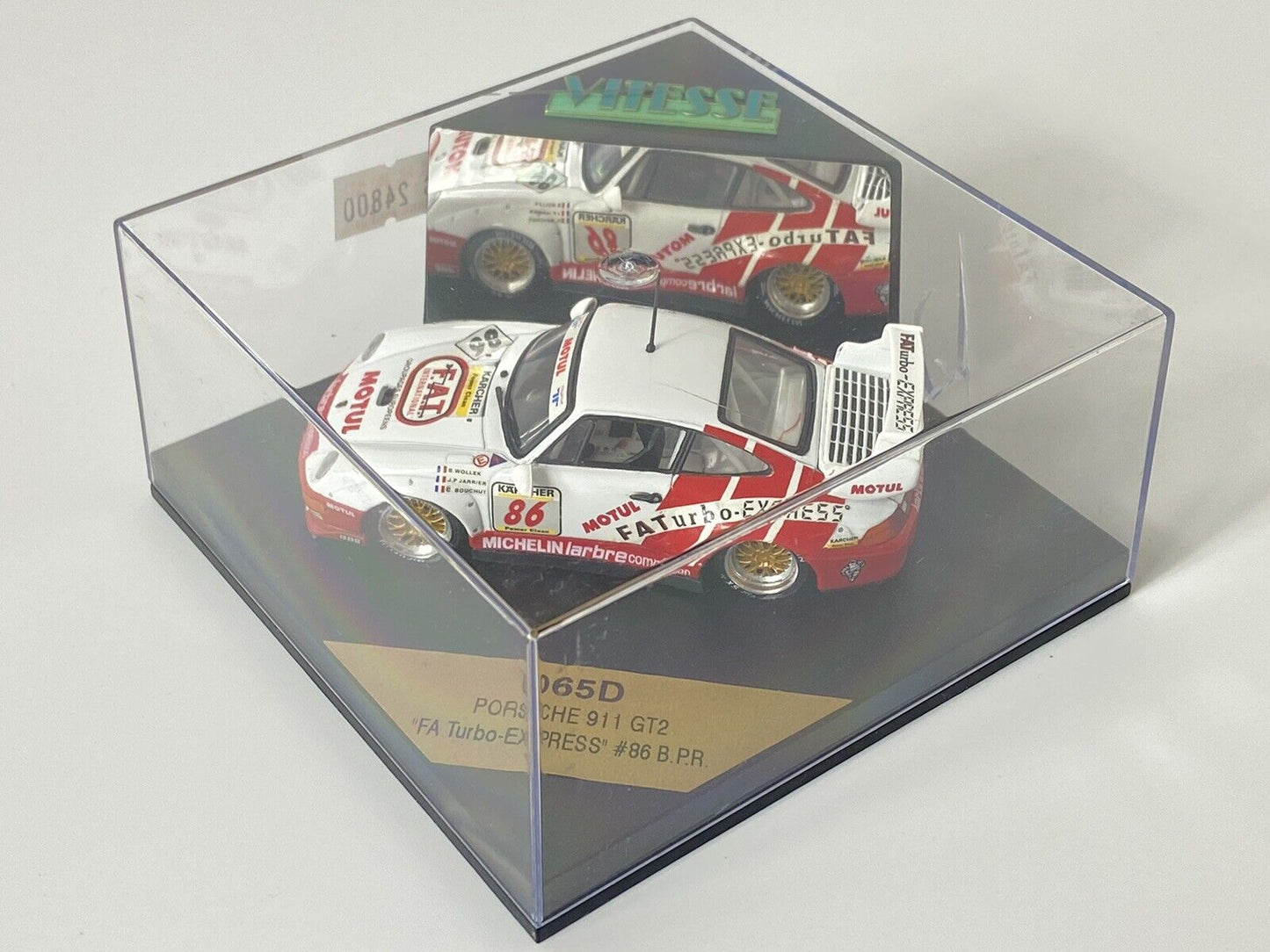 VITESSE 065D PORSCHE 911 GT2 FA TURBO EXPRESS 1/43 SCALE IN CASE