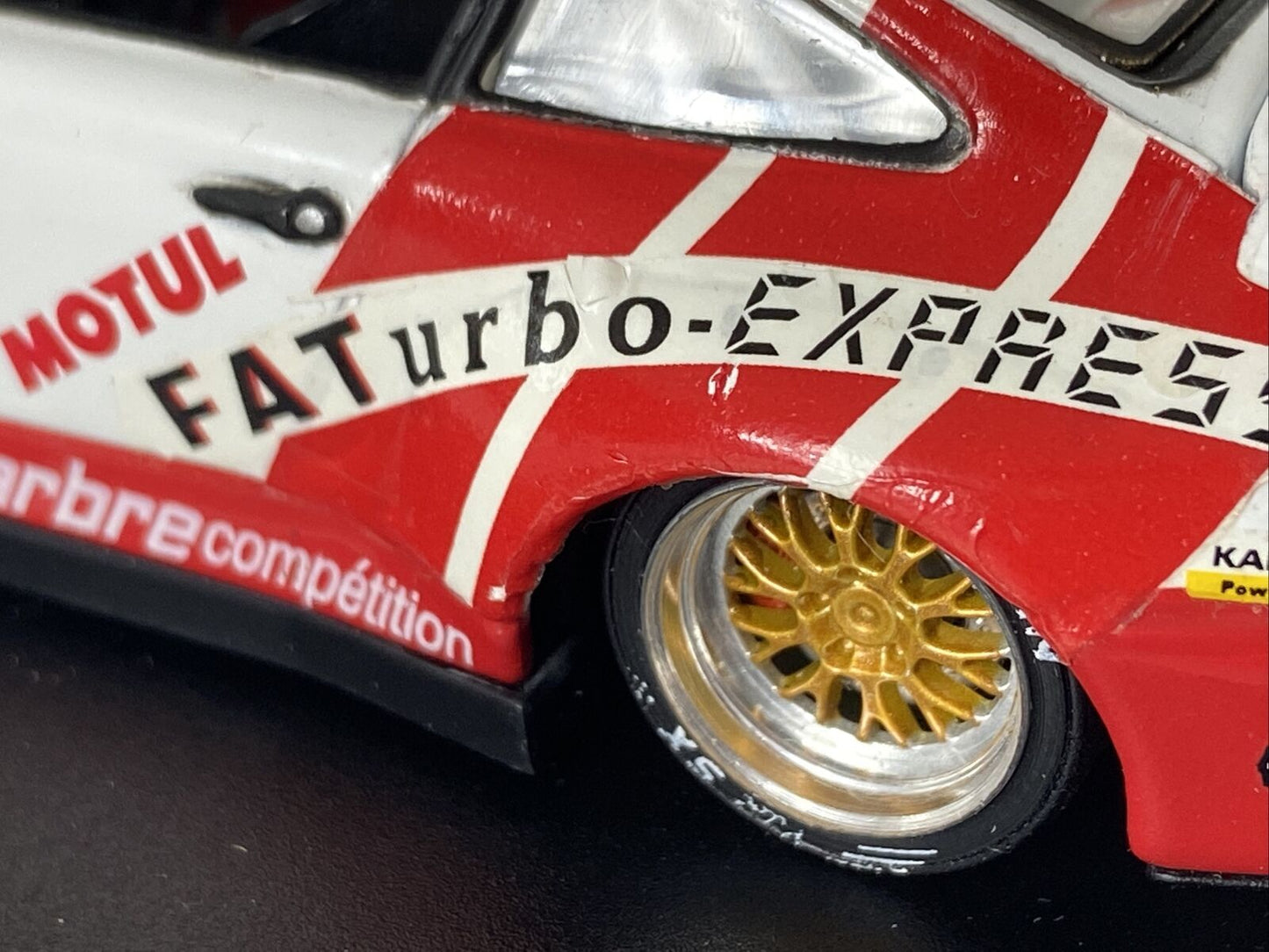 VITESSE 065D PORSCHE 911 GT2 FA TURBO EXPRESS 1/43 SCALE IN CASE