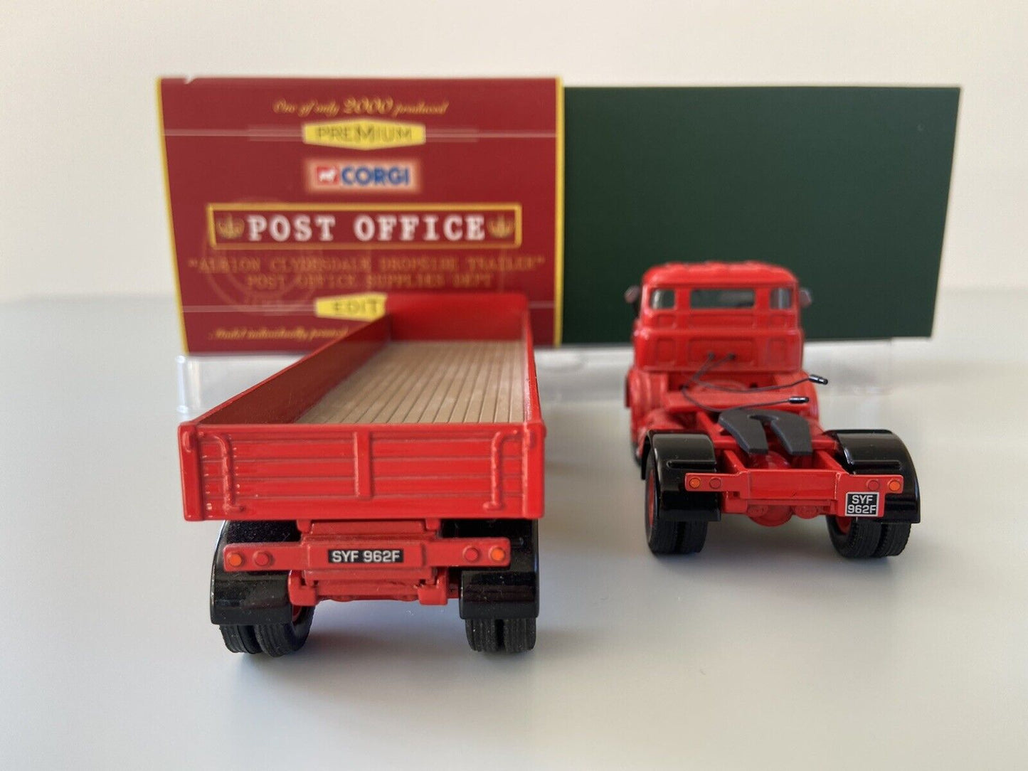 Corgi Premium Edition 23802 - ALBION CLYDESDALE DROPSIDE TRAILER With Box