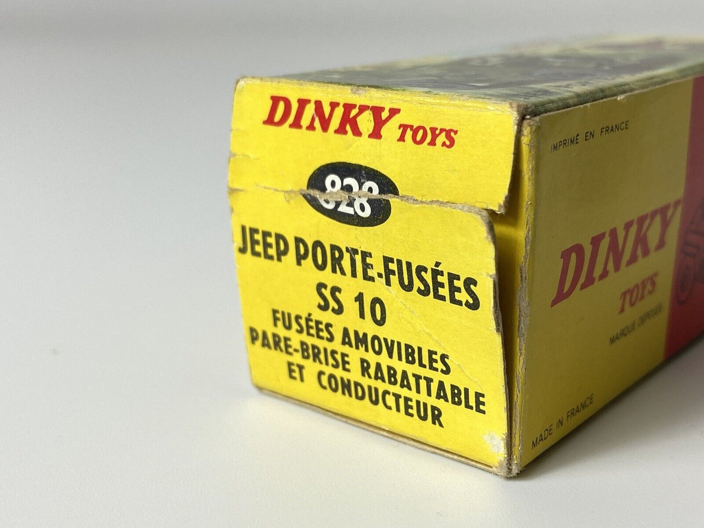 DINKY 828 JEEP ROCKET CARRIER SS10 IN ORIGINAL BOX