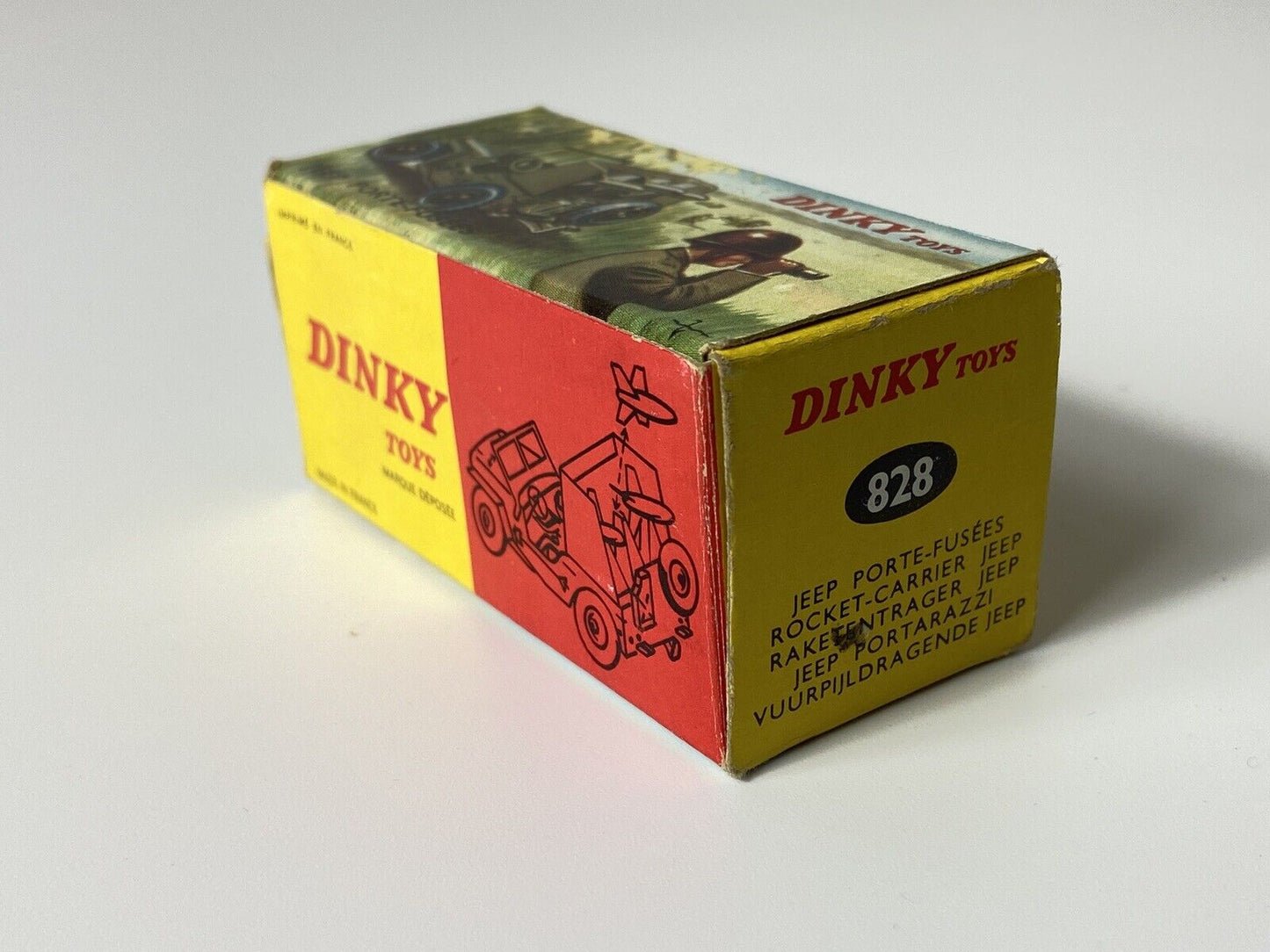 DINKY 828 JEEP ROCKET CARRIER SS10 IN ORIGINAL BOX