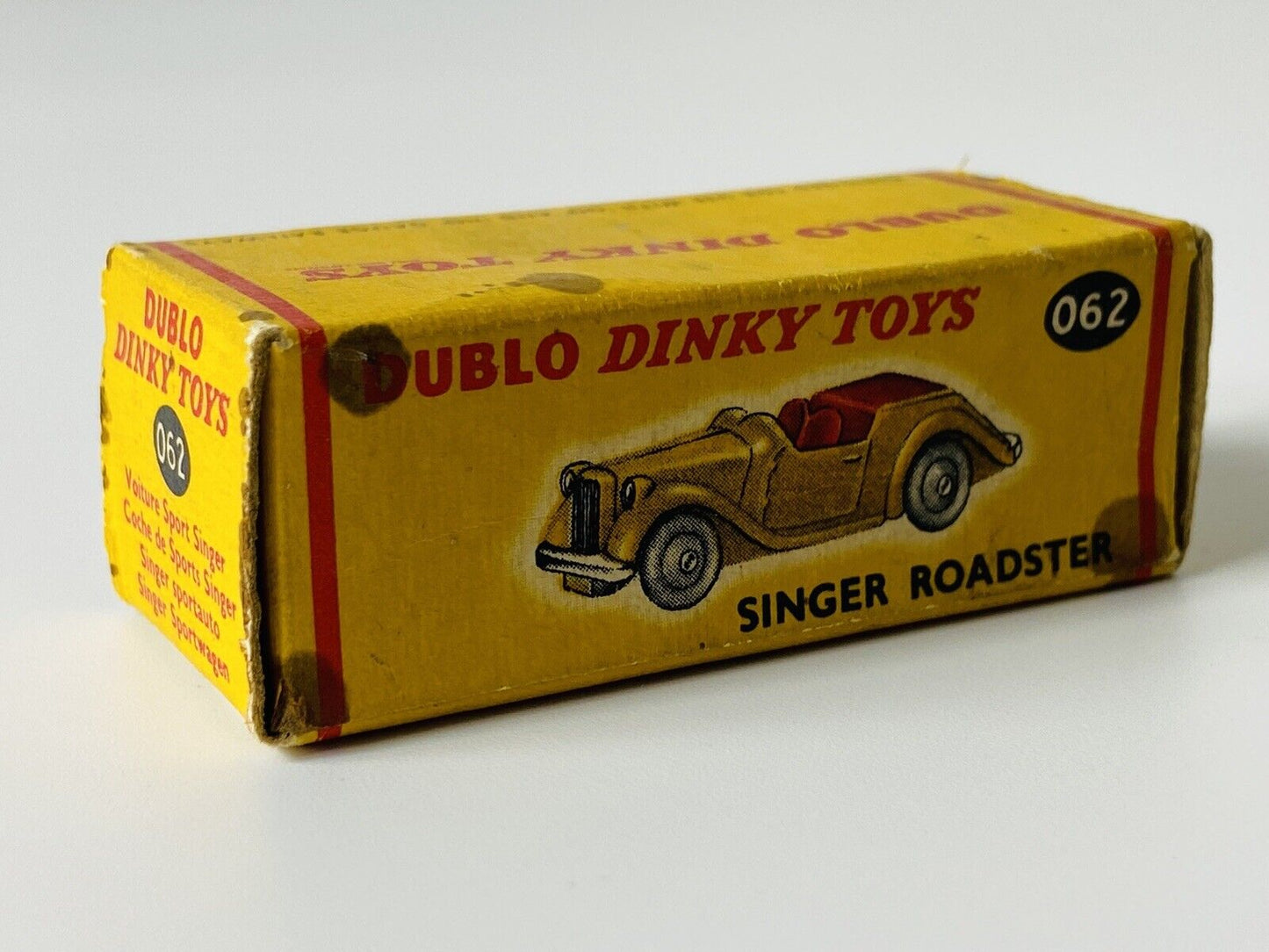 DINKY DUBLO TOYS 062 SINGER ROADSTER WITH BOX