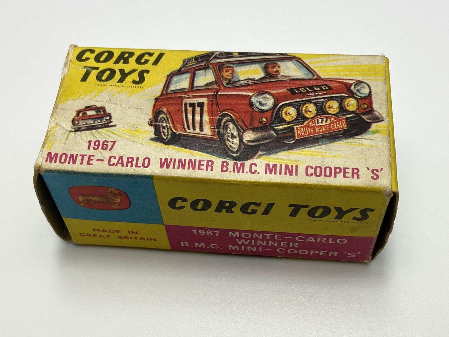 CORGI 339 BMC MINI COOPER 'S' 1967 MONTE CARLO
