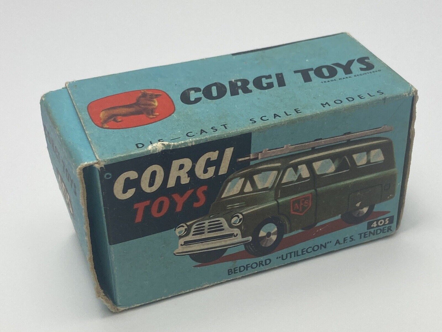 CORGI TOYS 405 BEDFORD "UTILECON" AFS TENDER MINT WITH ORIGINAL BOX