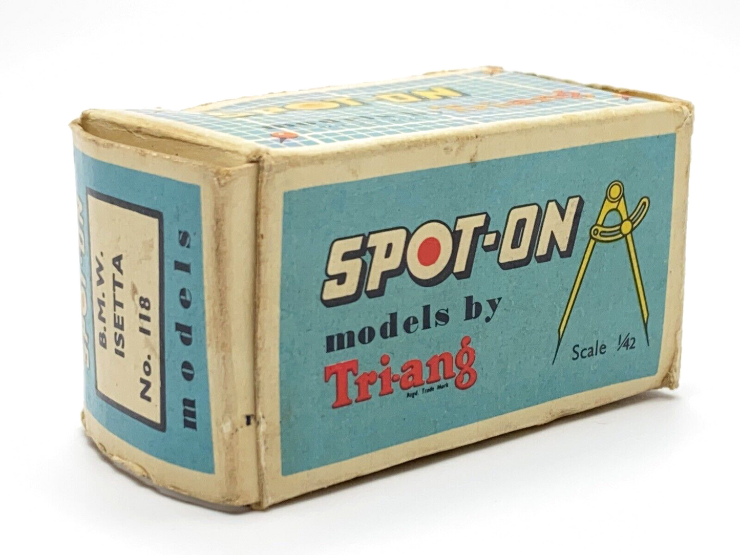 SPOT-ON 118 BMW ISETTA TURQUOISE IN WITH BOX