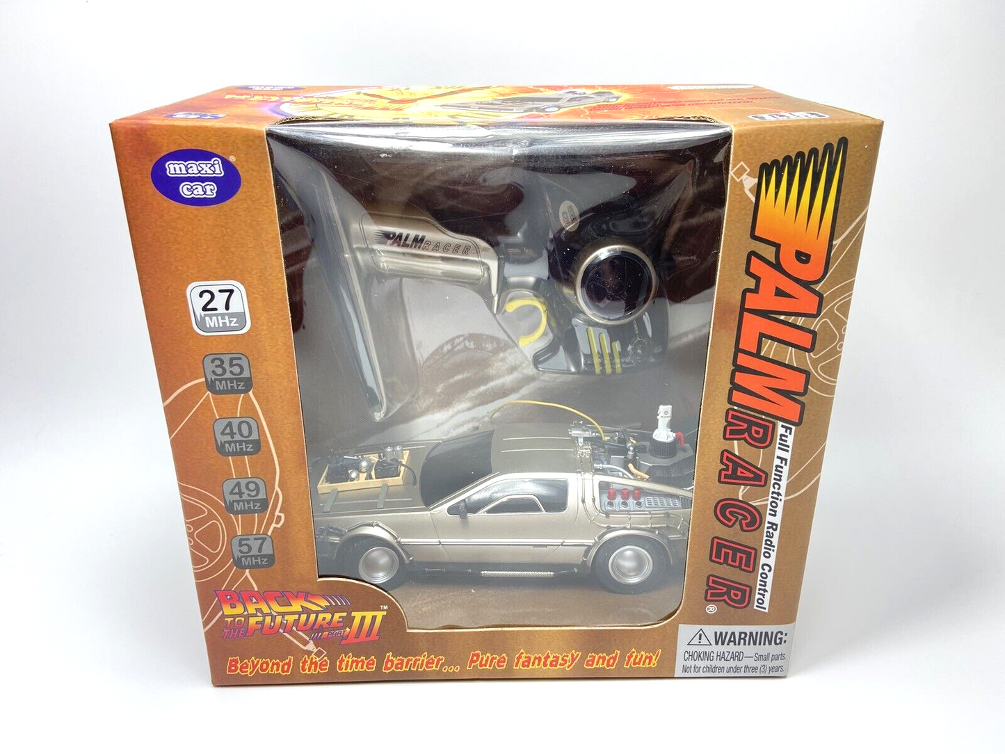 BACK TO THE FUTURE - PAIR OF MAXI PALM RACERS 1/18TH SCALE DELOREAN