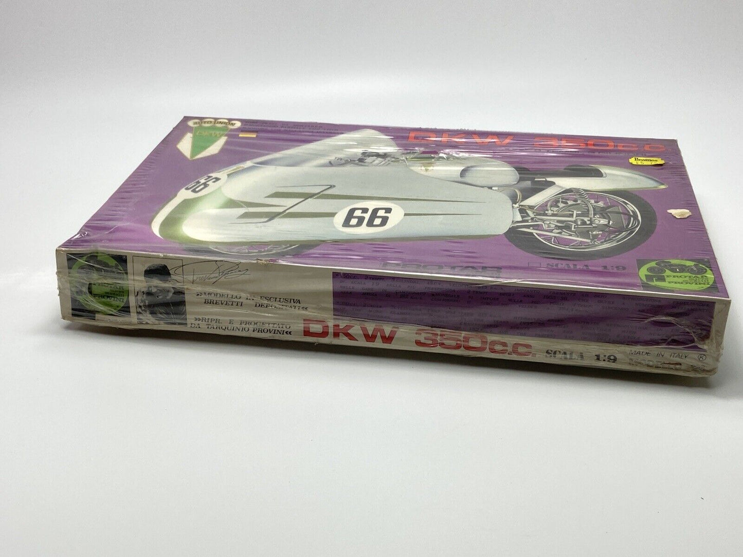 PROTAR 1/9 SCALE DKW 350C.C. 2 TEMPI, 3 CILINDRI MOTORRAD - IN SCHRUMPFVERPACKUNG