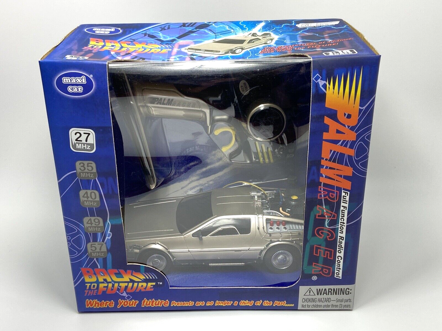 BACK TO THE FUTURE - PAIR OF MAXI PALM RACERS 1/18TH SCALE DELOREAN
