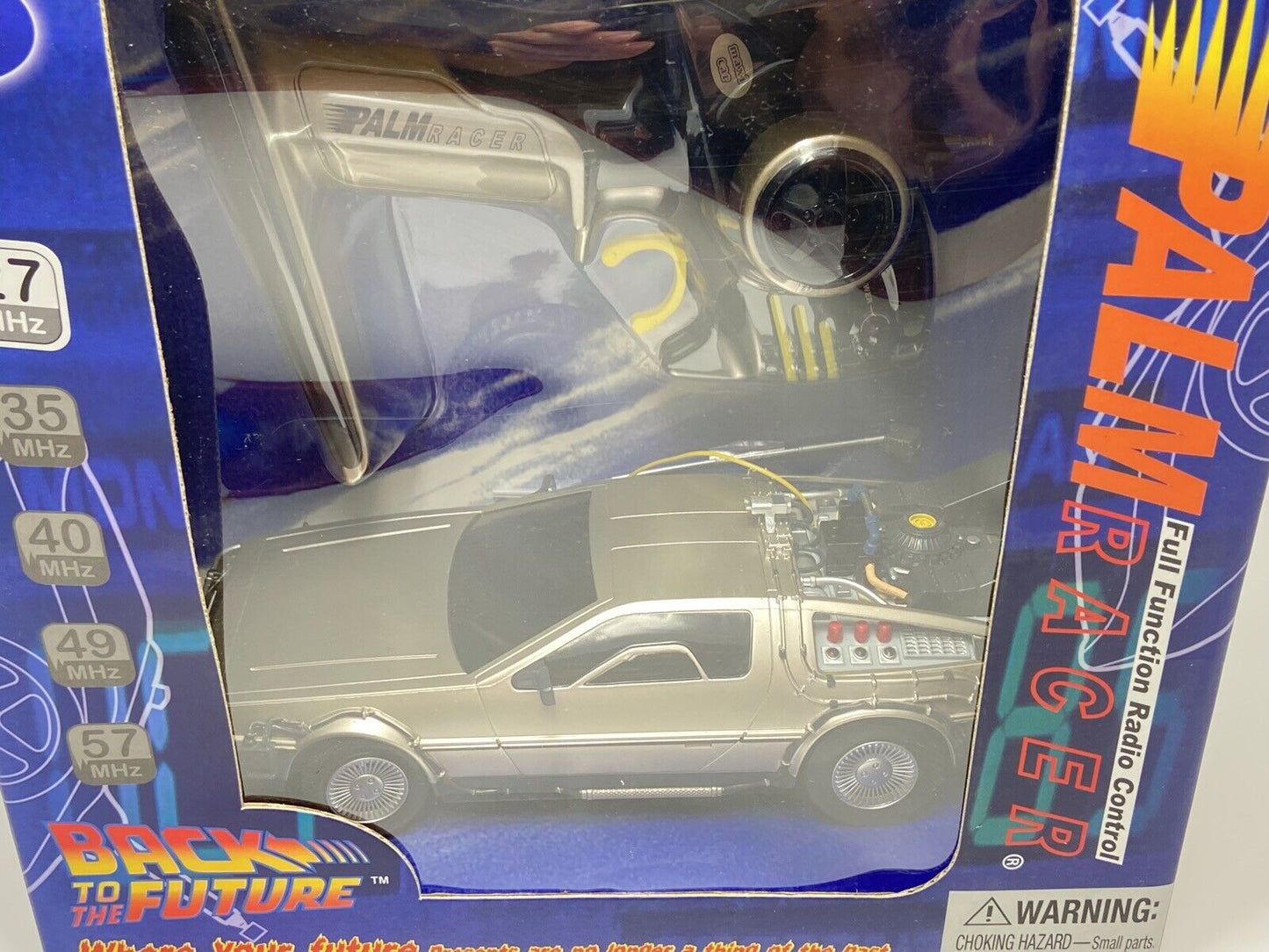 BACK TO THE FUTURE - PAIR OF MAXI PALM RACERS 1/18TH SCALE DELOREAN