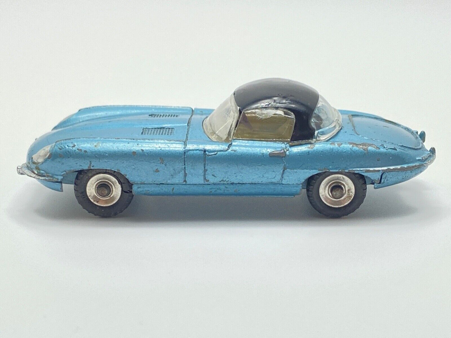 DINKY 120 JAGUAR TYPE E BLUE BODY - EXPORT ISSUE/RARE