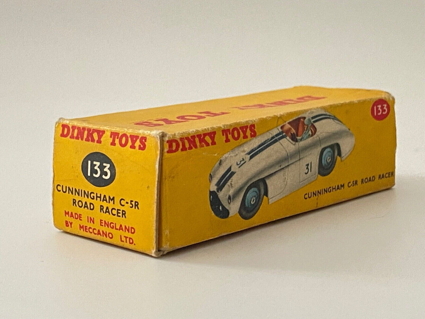 DINKY 133 CUNNINGHAM C5R ROAD RACER - RARE VERSION WITH ORIGINAL BOX