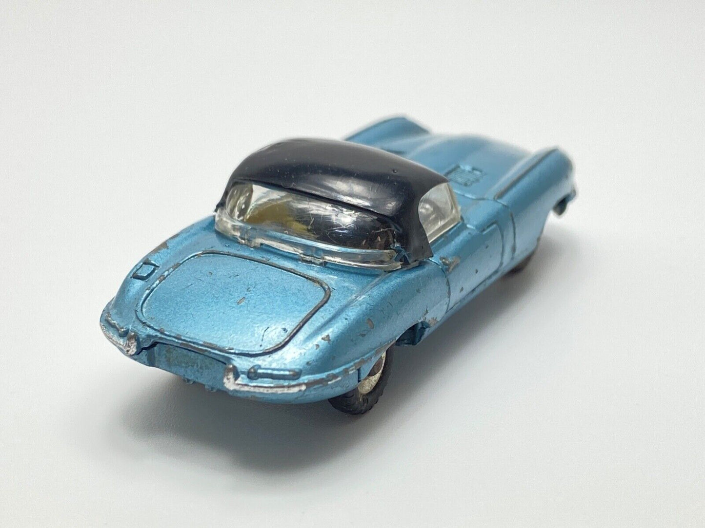 DINKY 120 JAGUAR TYPE E BLUE BODY - EXPORT ISSUE/RARE