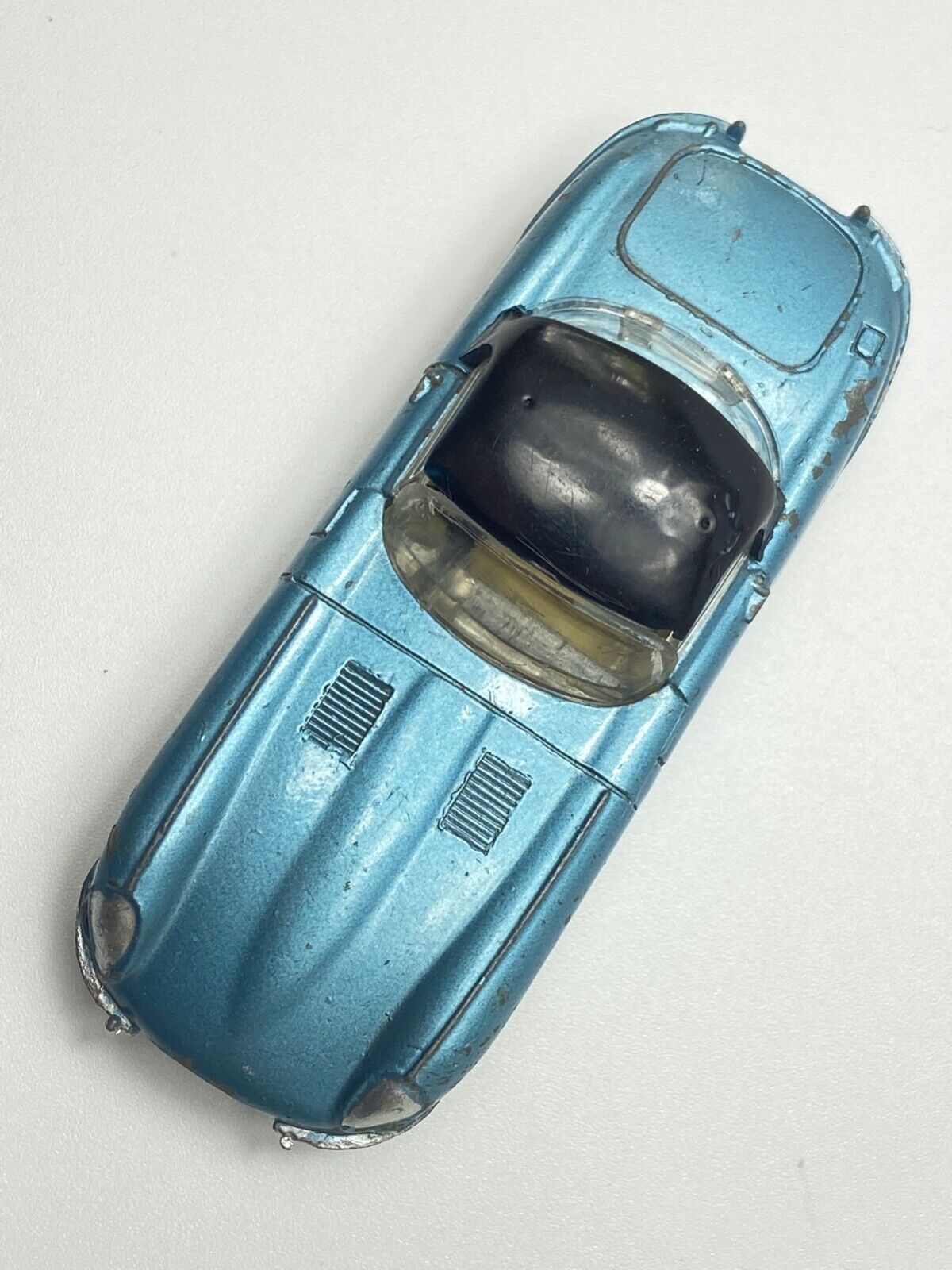DINKY 120 JAGUAR TYPE E BLUE BODY - EXPORT ISSUE/RARE