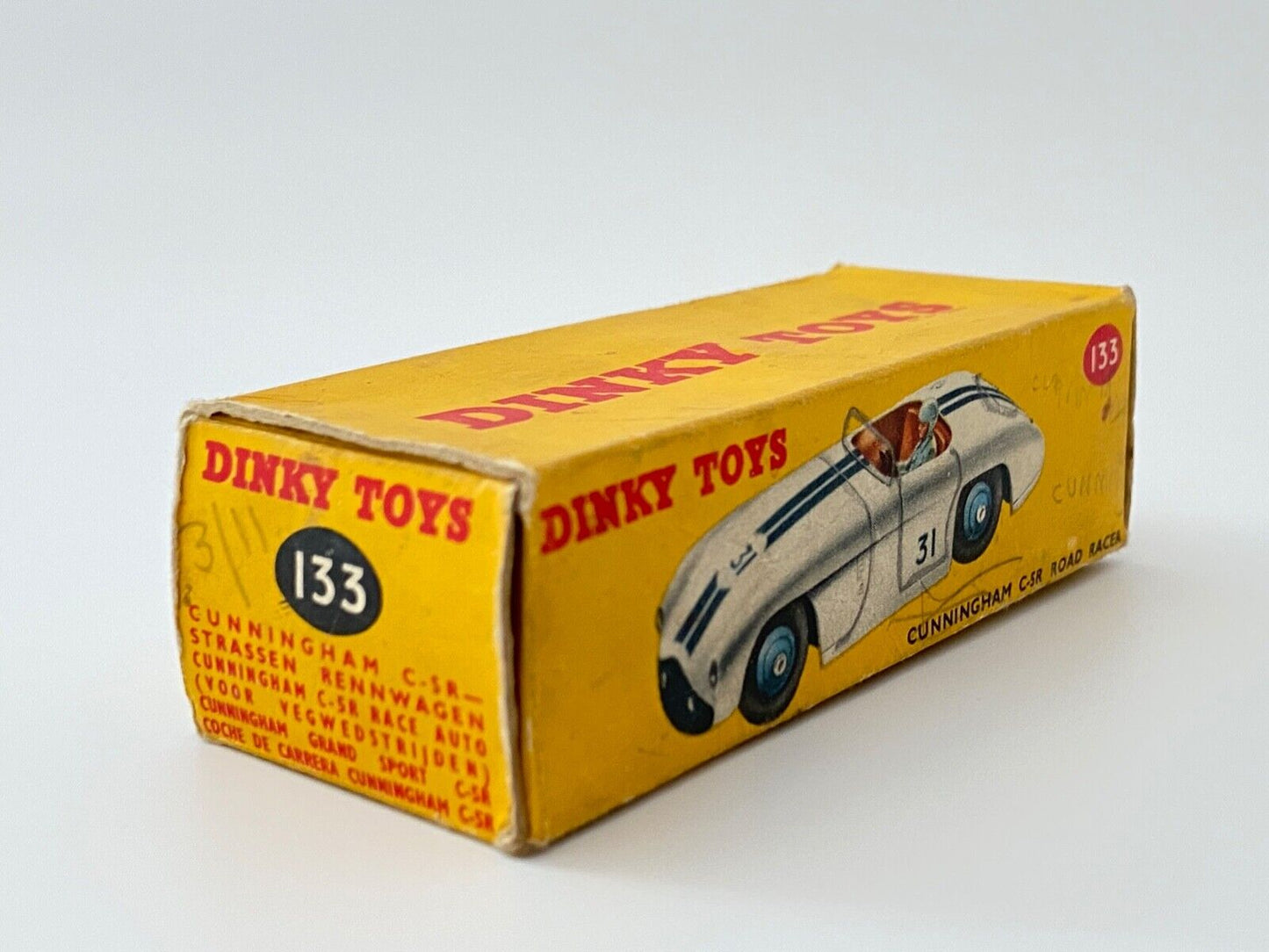 DINKY 133 CUNNINGHAM C5R ROAD RACER - RARE VERSION WITH ORIGINAL BOX