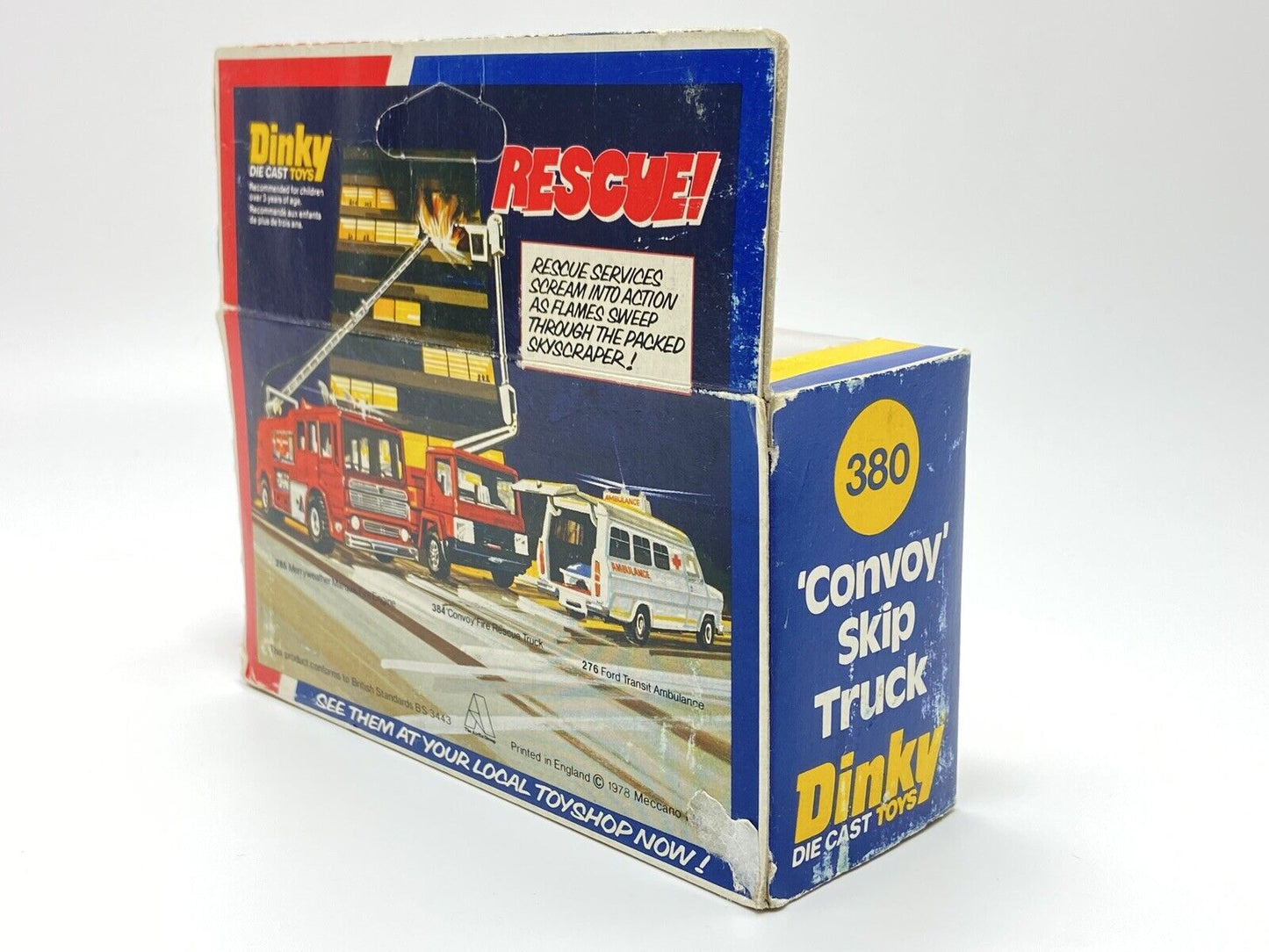 DINKY TOYS 380 'CONVOY' SKIP TRUCK WITH ORIGINAL BOX