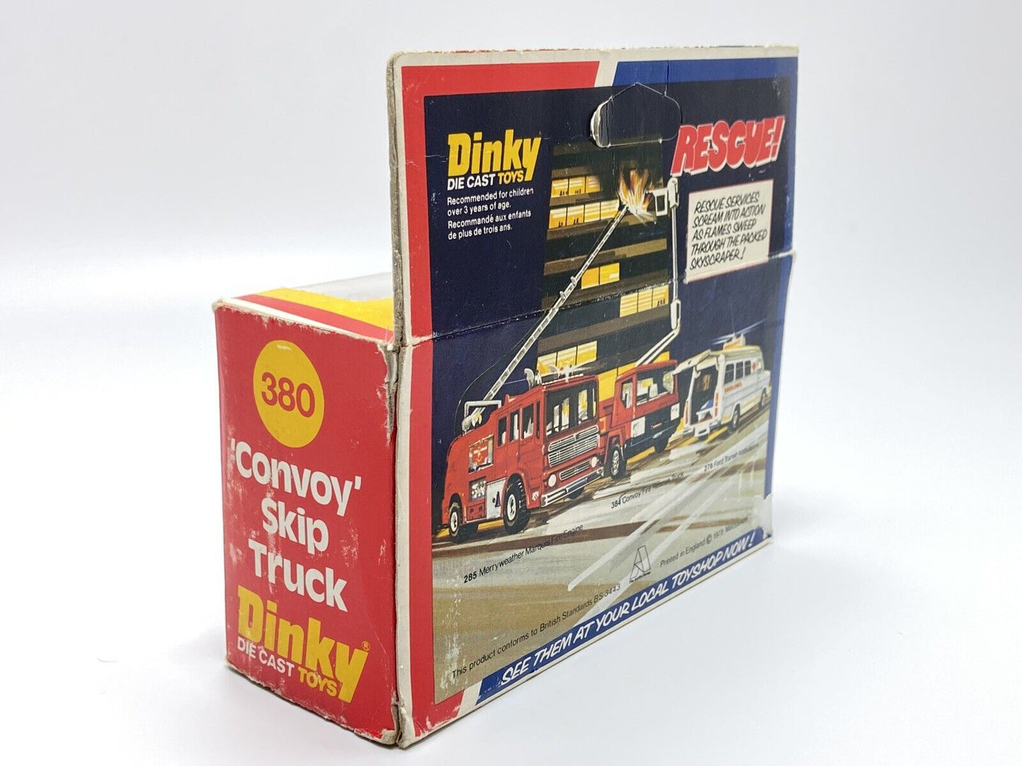 DINKY TOYS 380 'CONVOY' SKIP TRUCK WITH ORIGINAL BOX